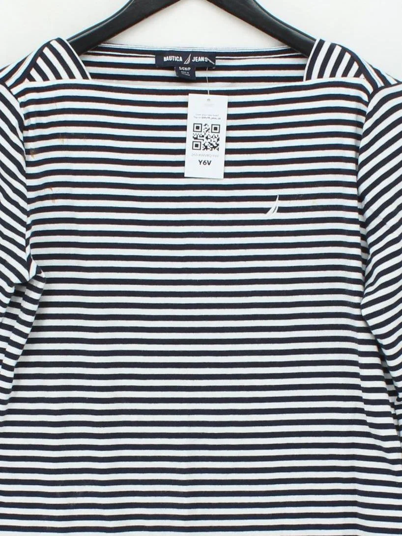 Nautica Women's T-Shirt S Multi 100% Cotton Basic - Image 3