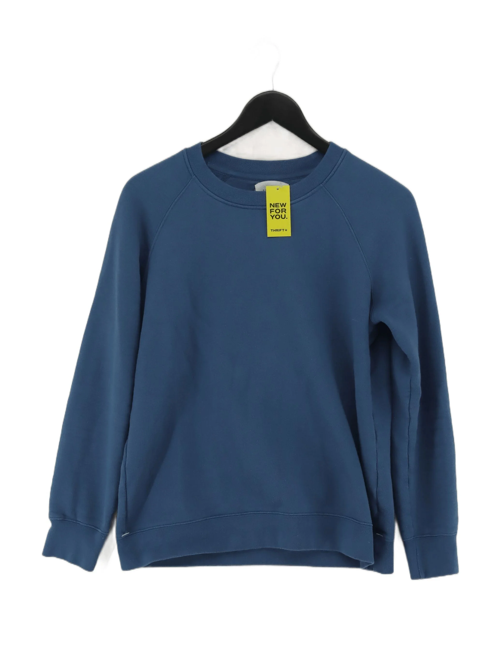 Navy Grey Men's Hoodie S Blue 100% Cotton Pullover