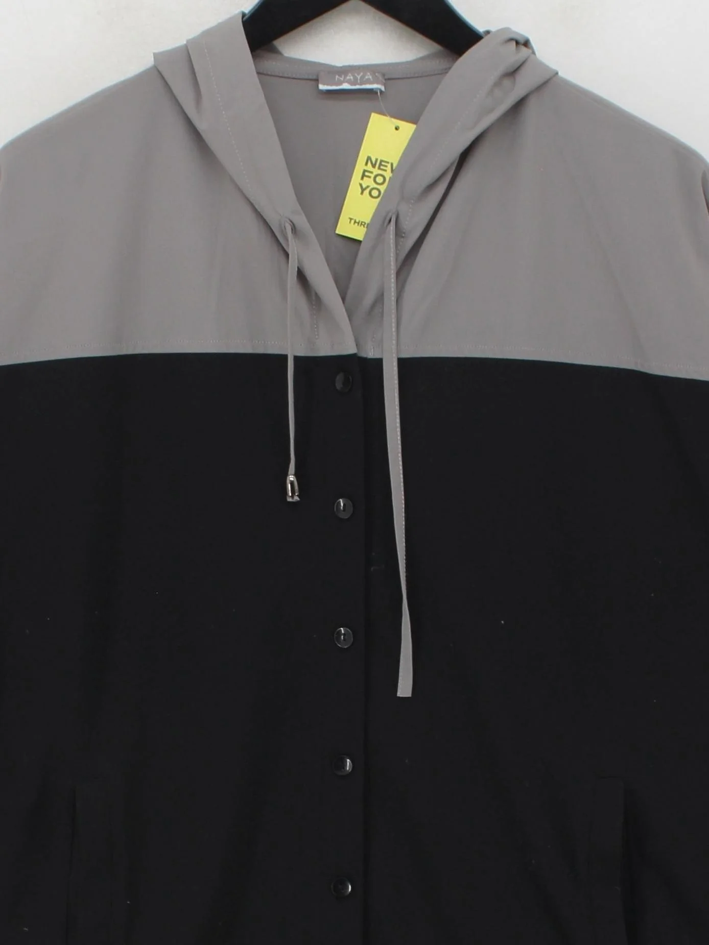 Naya Women's Hoodie S Multi Polyester with Viscose, Elastane Pullover - Image 3
