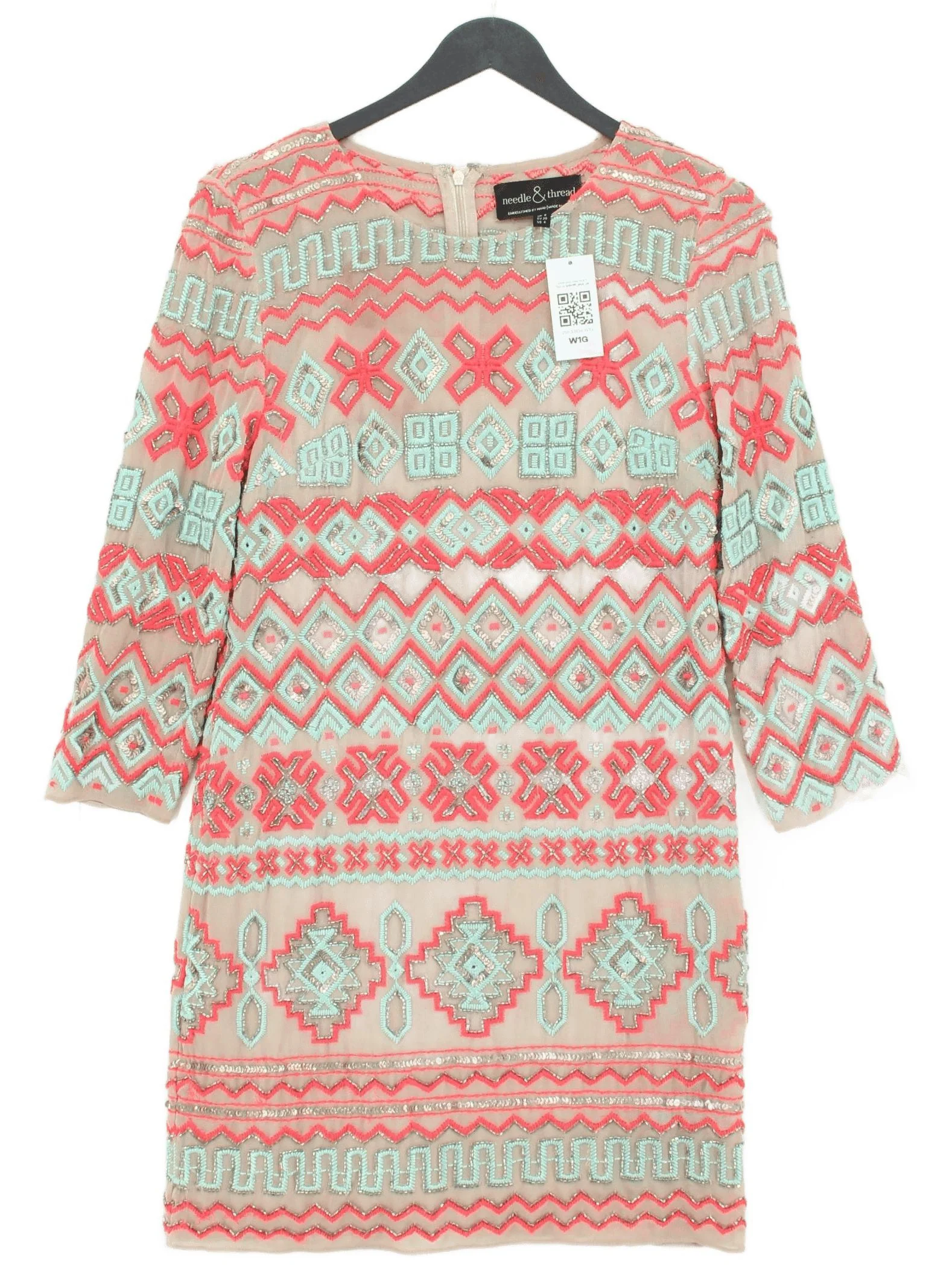 Needle & Thread Mini Dress UK8 in Multi
