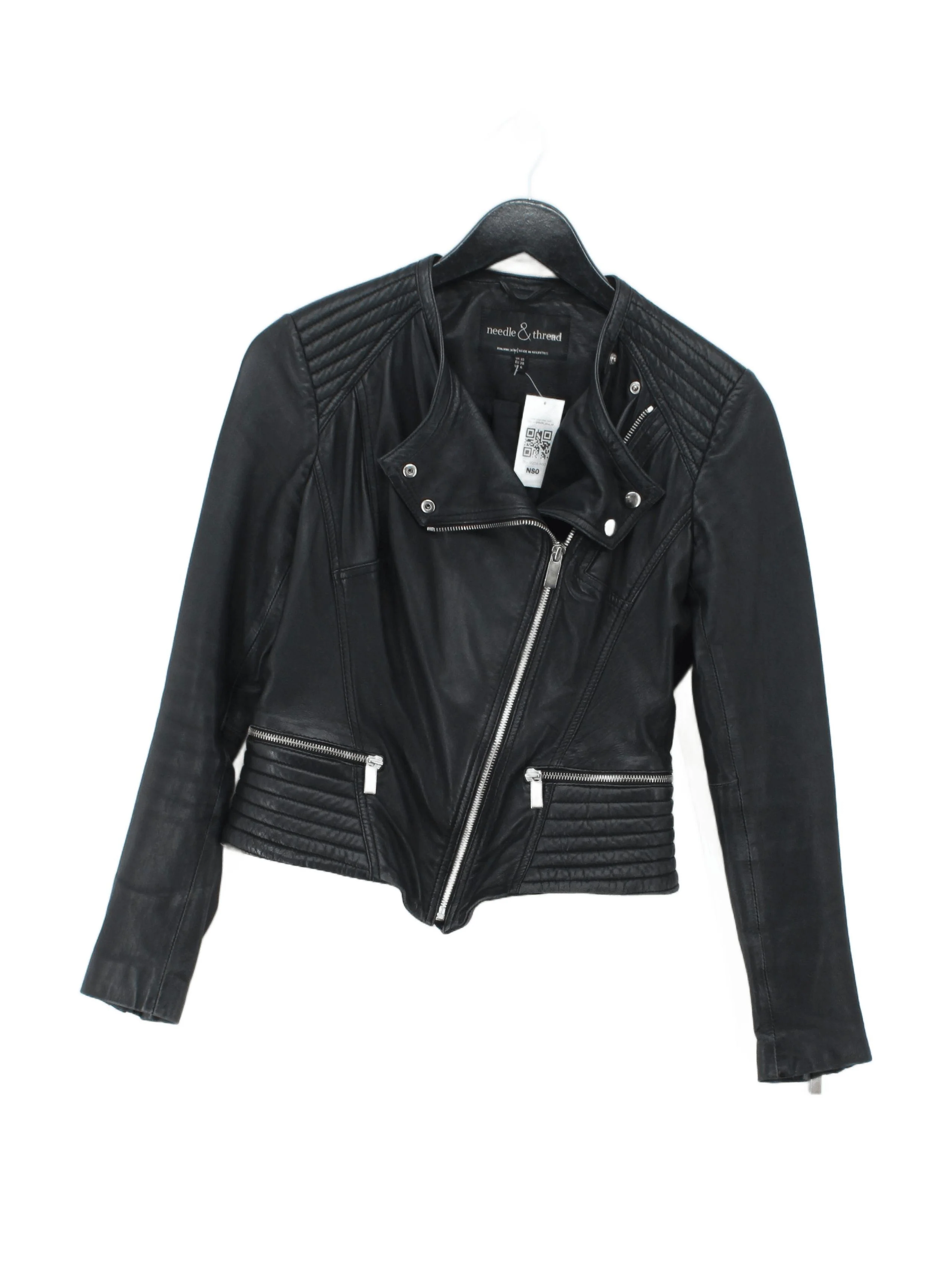 Needle & Thread Motorcycle Jacket jacket black