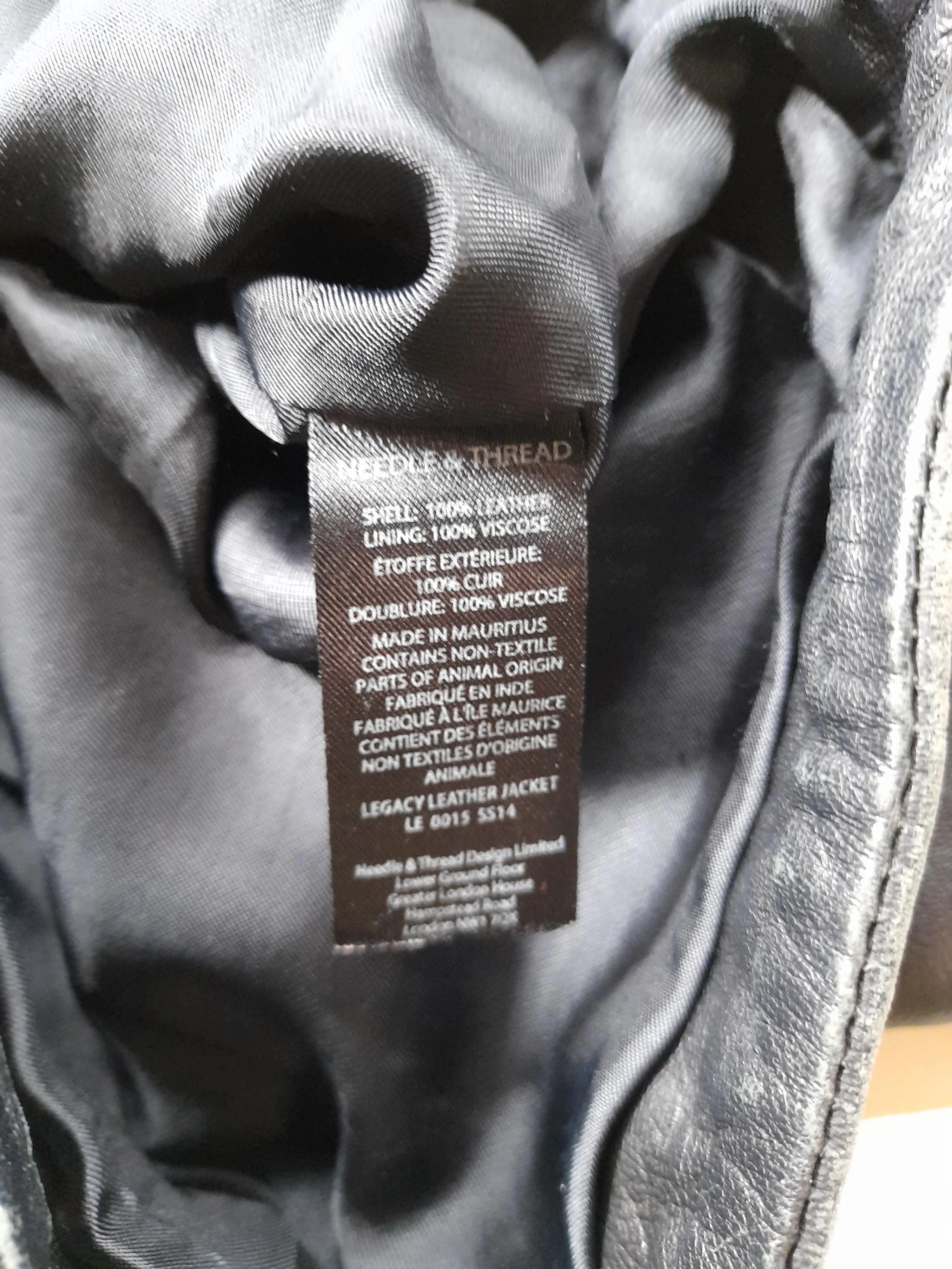 Needle & Thread Motorcycle Jacket jacket black - Image 6
