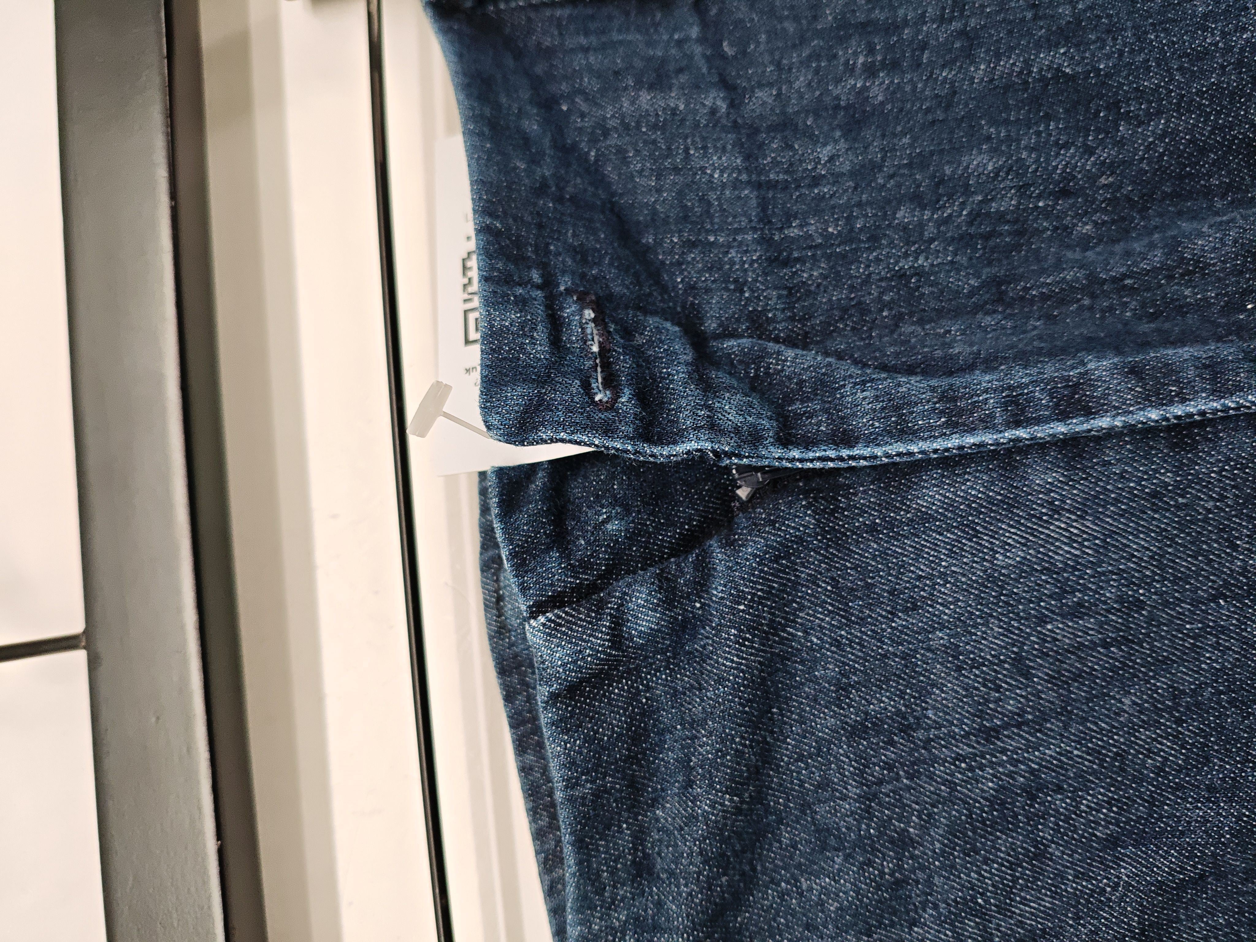 Neirami Men's Trousers L Blue Cotton with Elastane Wide-Leg Capri - Image 5