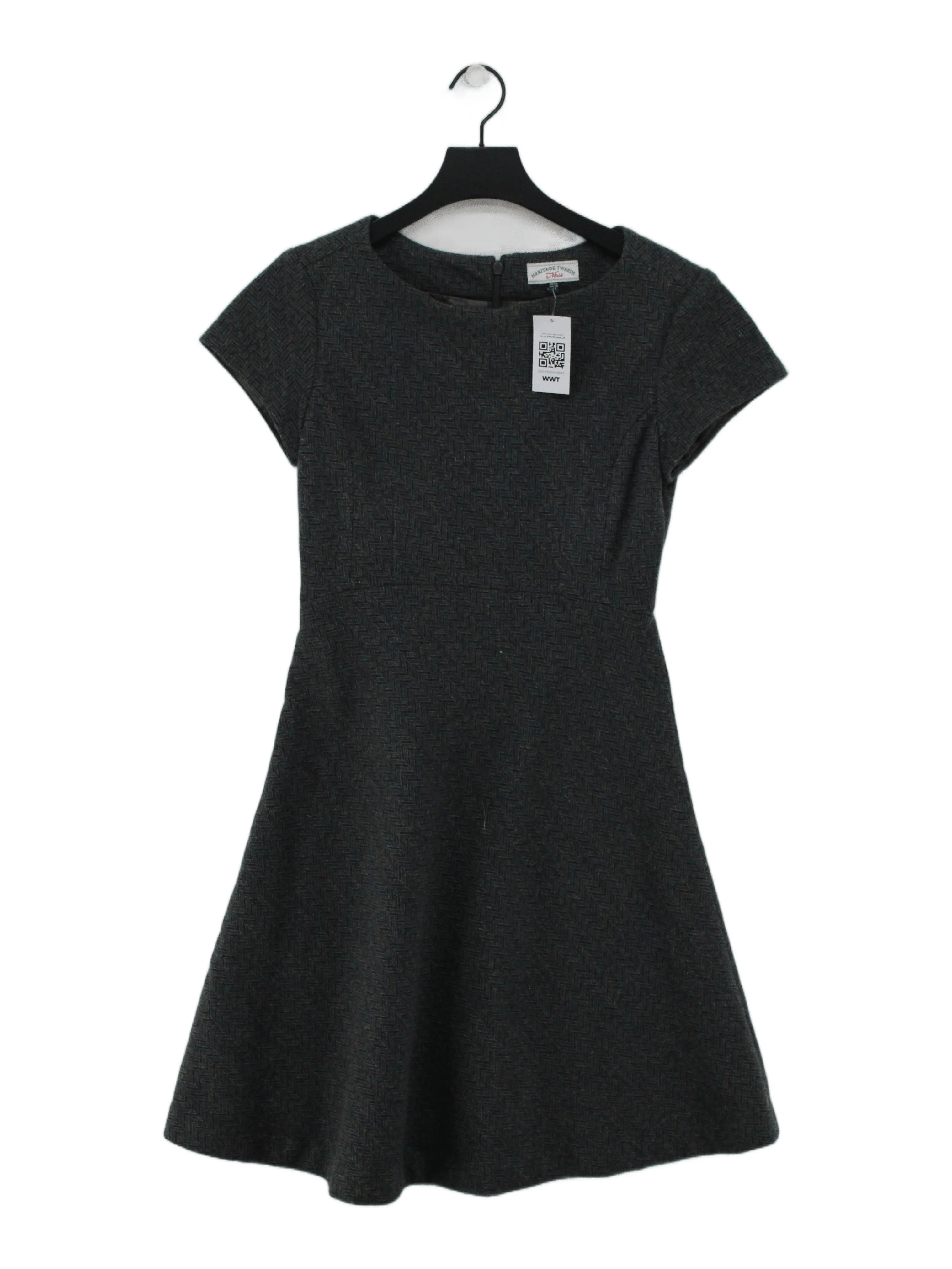 Ness A-Line Mini Dress UK10 in Grey
