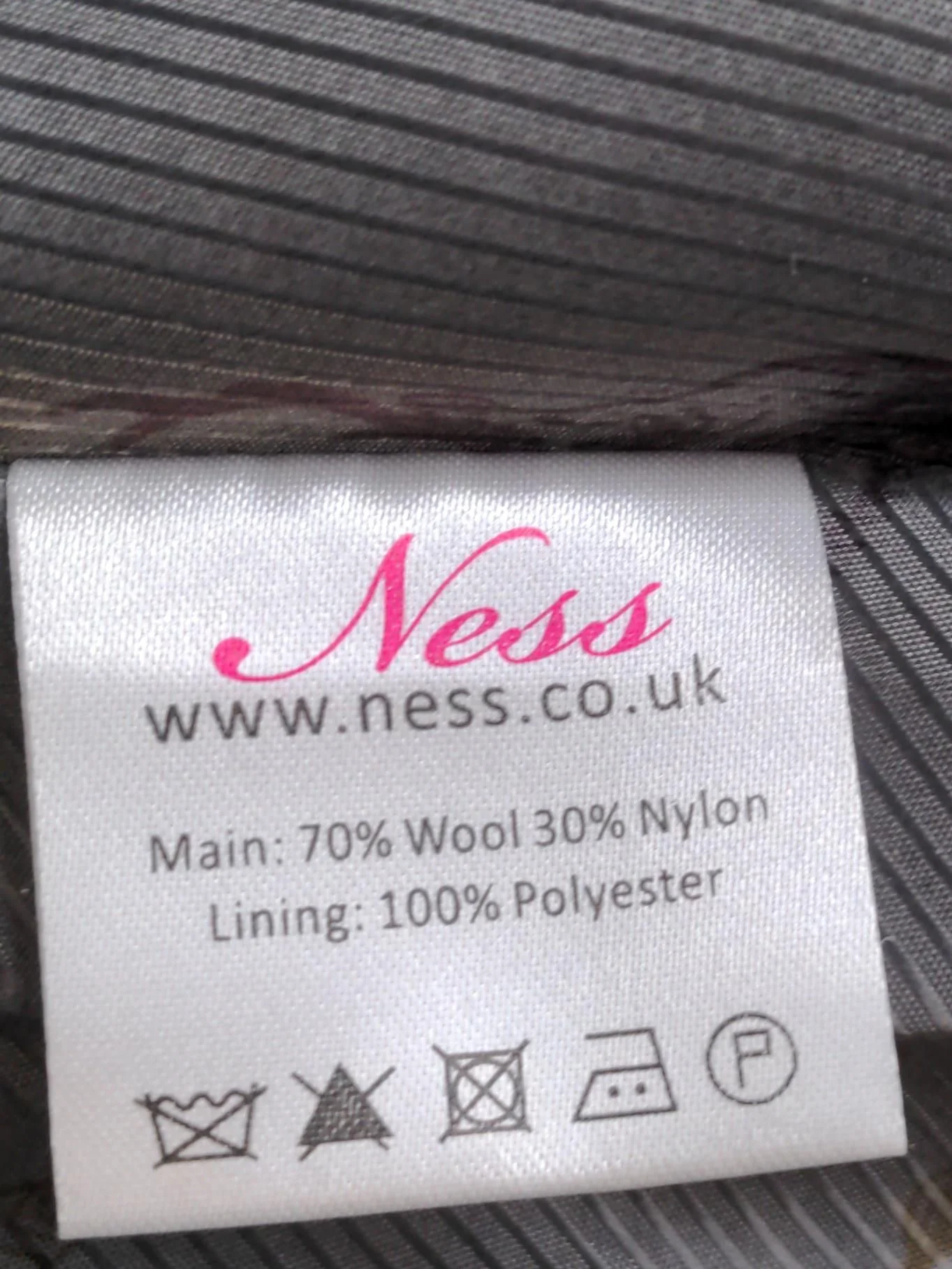 Ness A-Line Mini Dress UK10 in Grey - Image 6