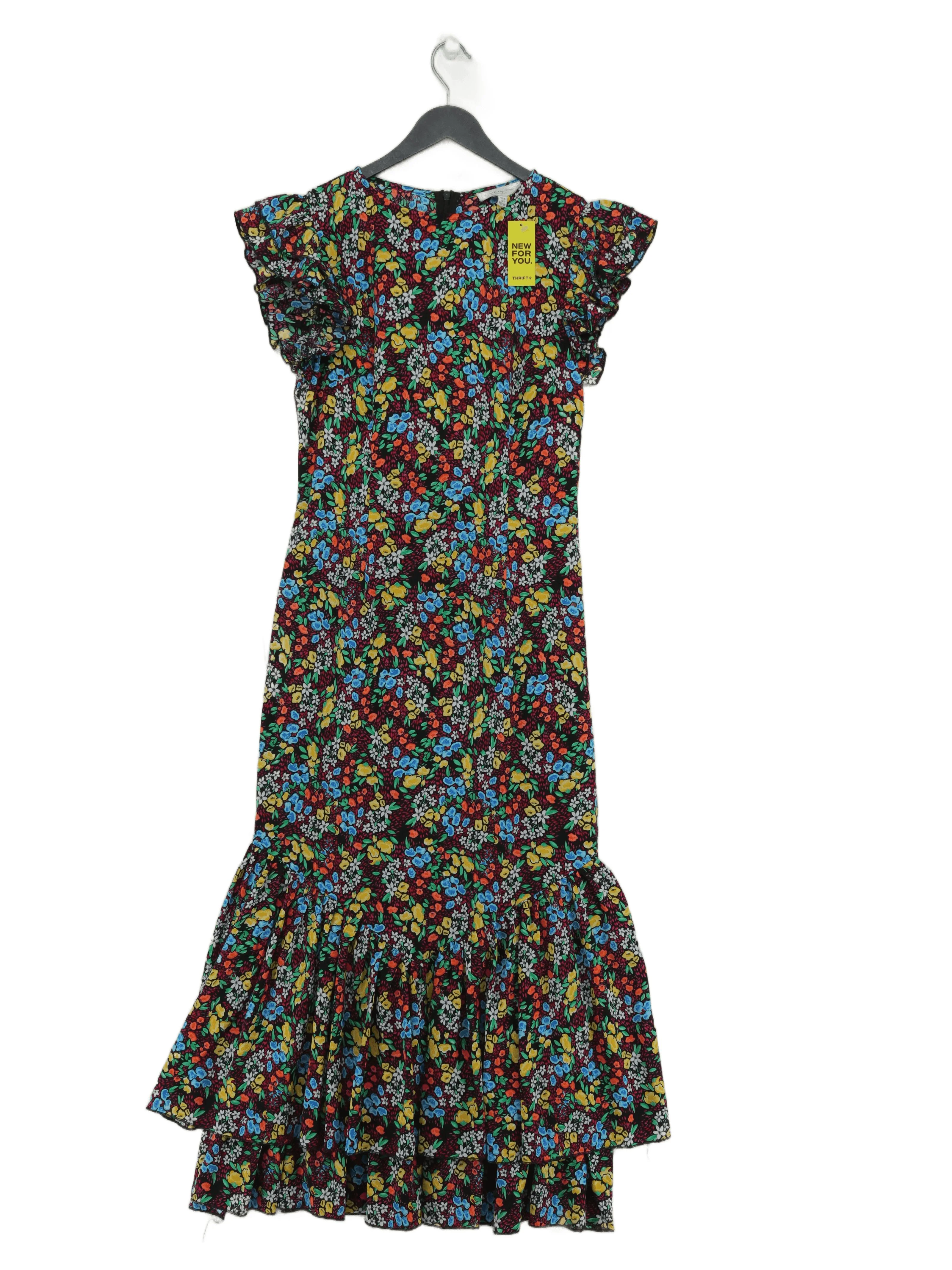 Never Fully Dressed Maxi Dress UK10 in Multi