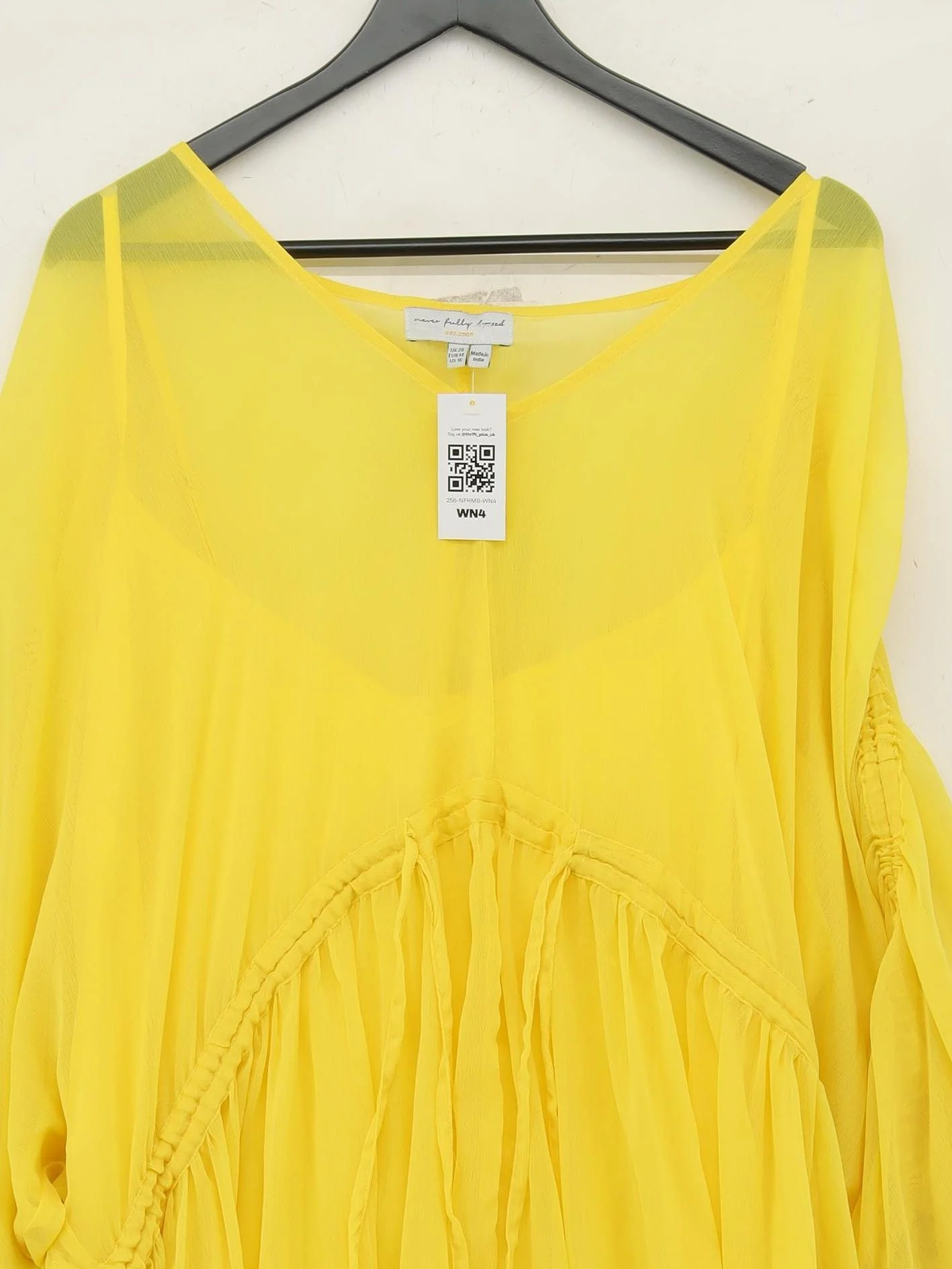 Never Fully Dressed Maxi Dress UK20 in Yellow - Image 3