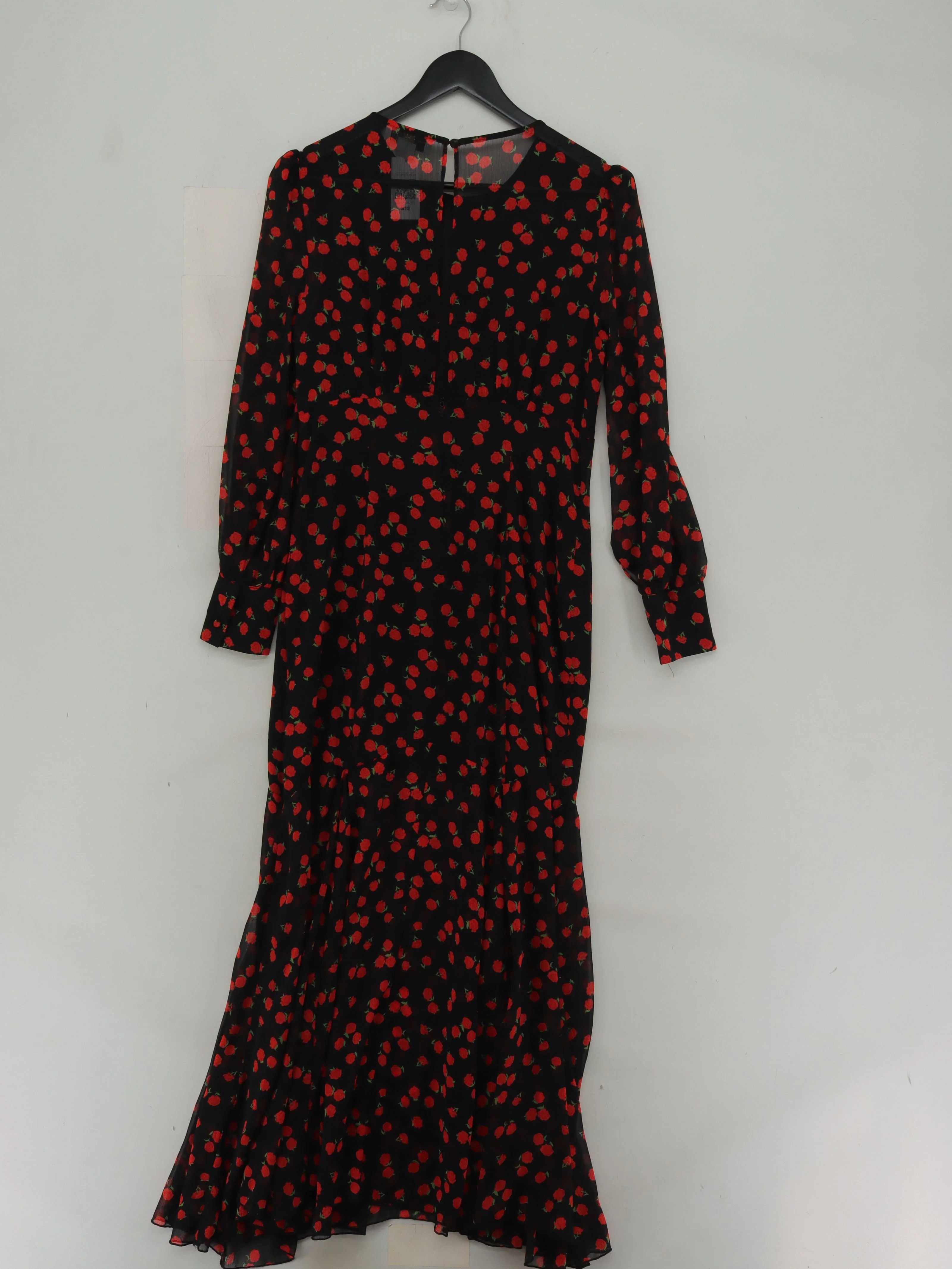 Never Fully Dressed Shirt Midi Dress UK12 in Black - Image 2
