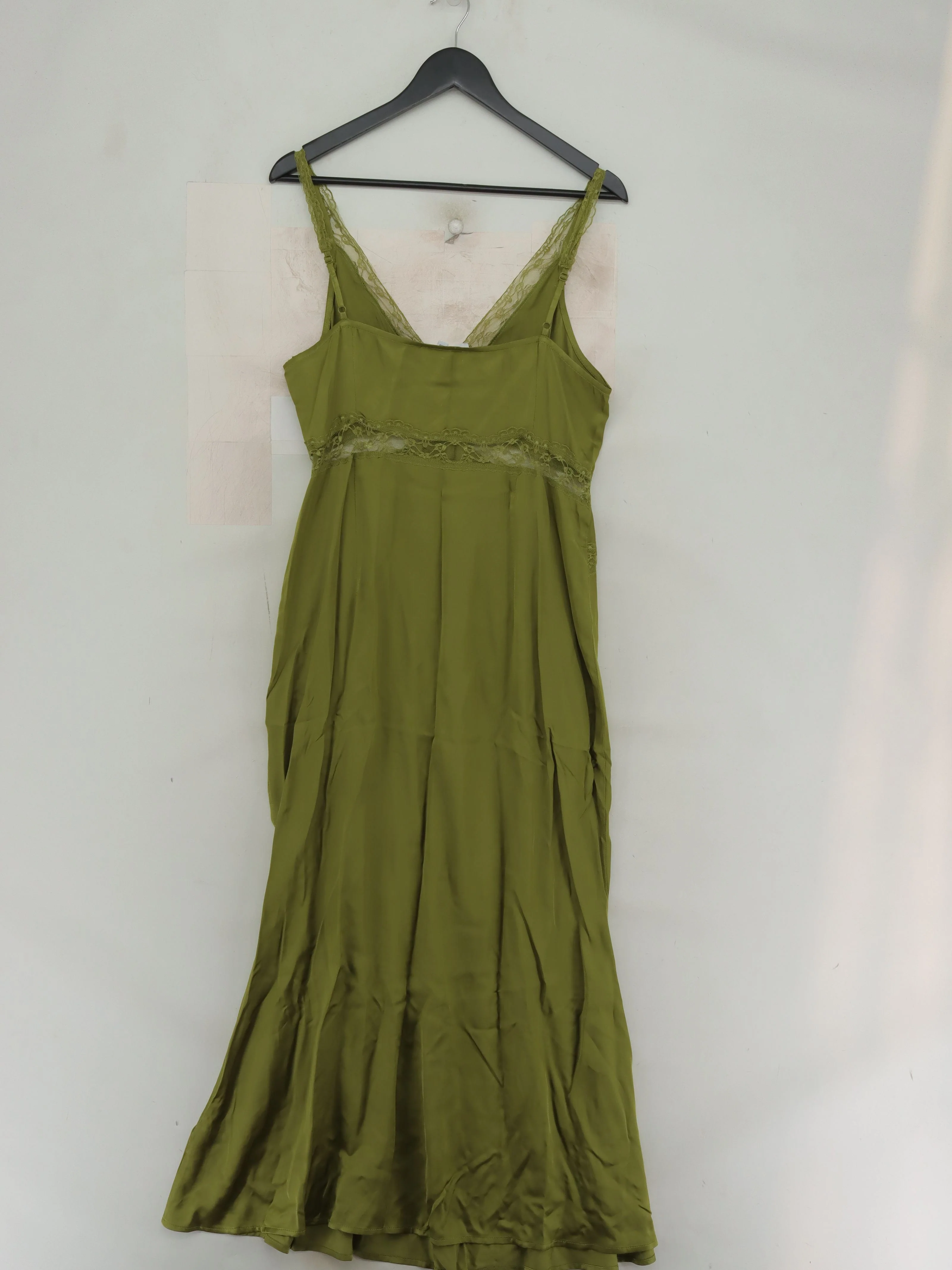 Never Fully Dressed Slip Maxi Dress in Green - Image 2