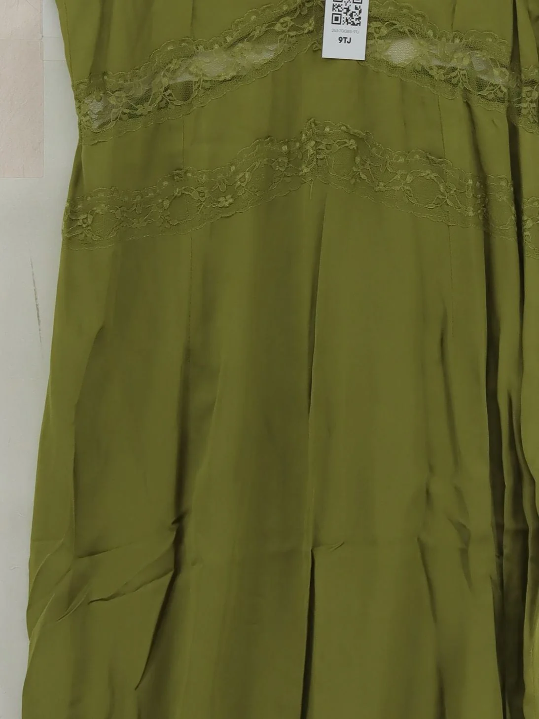 Never Fully Dressed Slip Maxi Dress in Green - Image 3