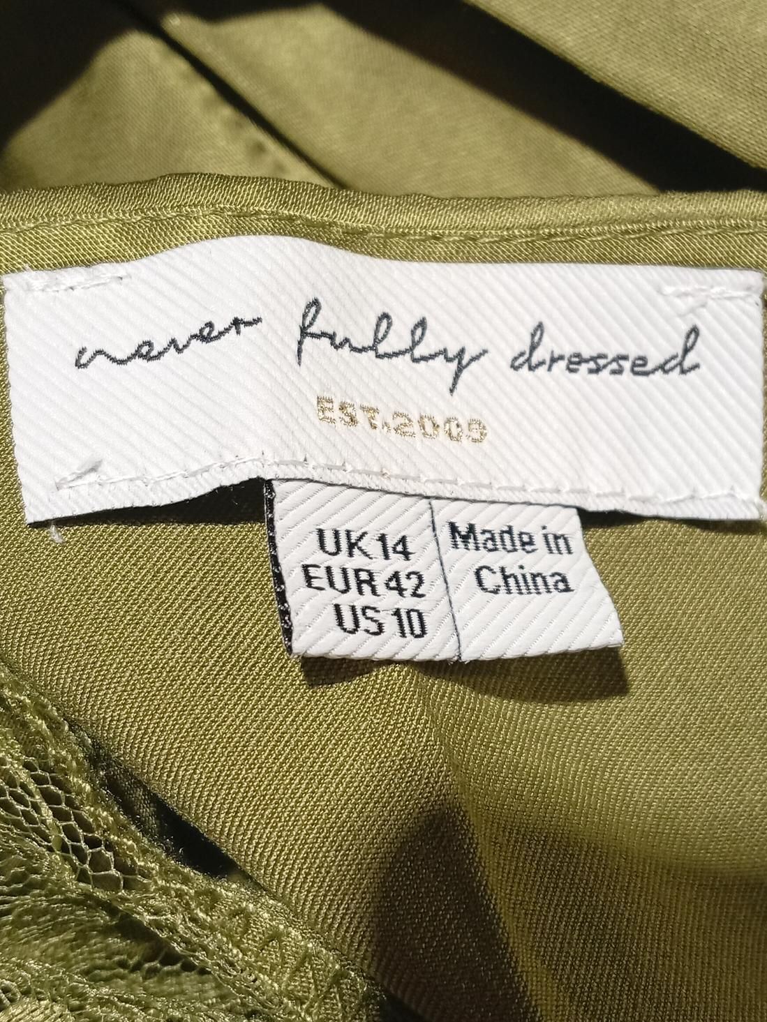 Never Fully Dressed Slip Maxi Dress in Green - Image 5