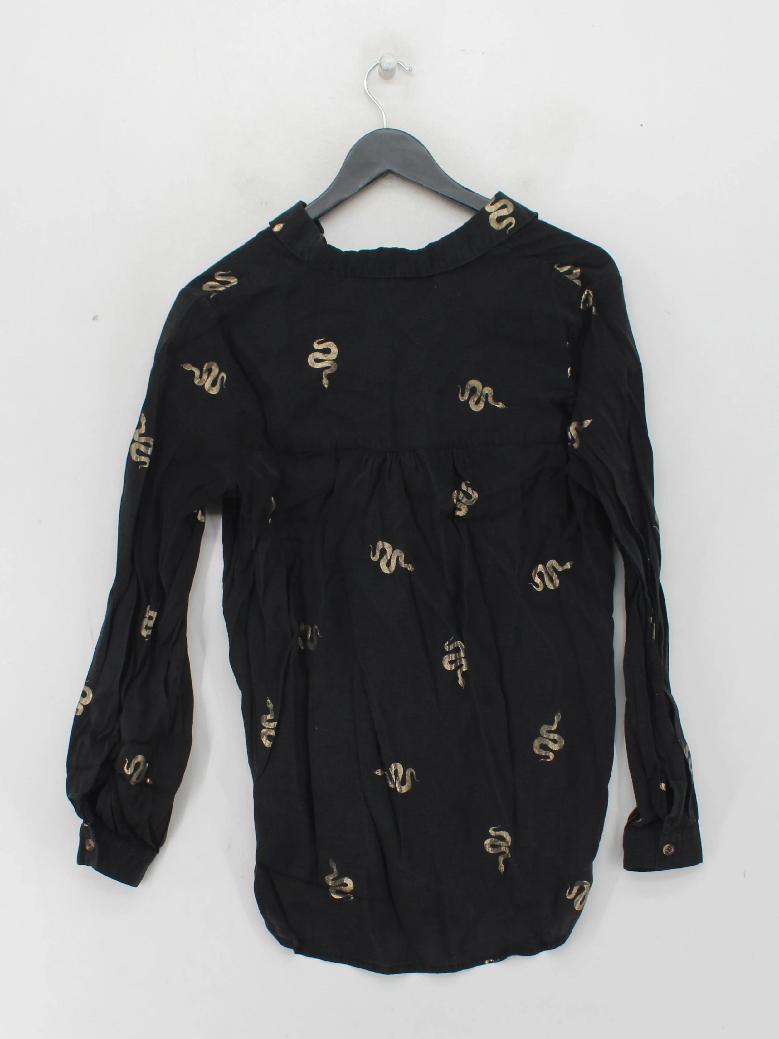 Never Fully Dressed Women's Blouse UK 10 Black Lyocell Modal - Image 2
