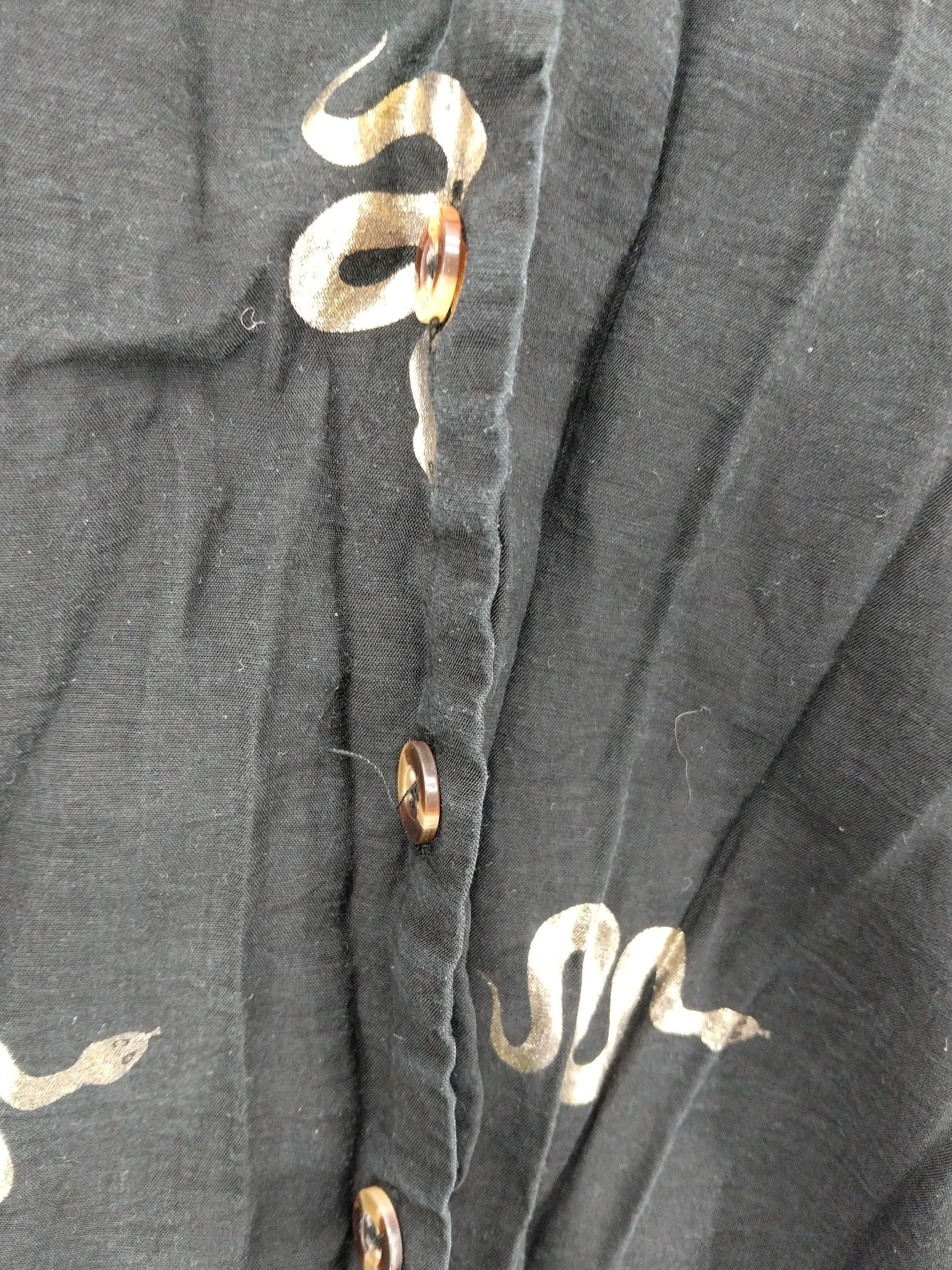 Never Fully Dressed Women's Blouse UK 10 Black Lyocell Modal - Image 5