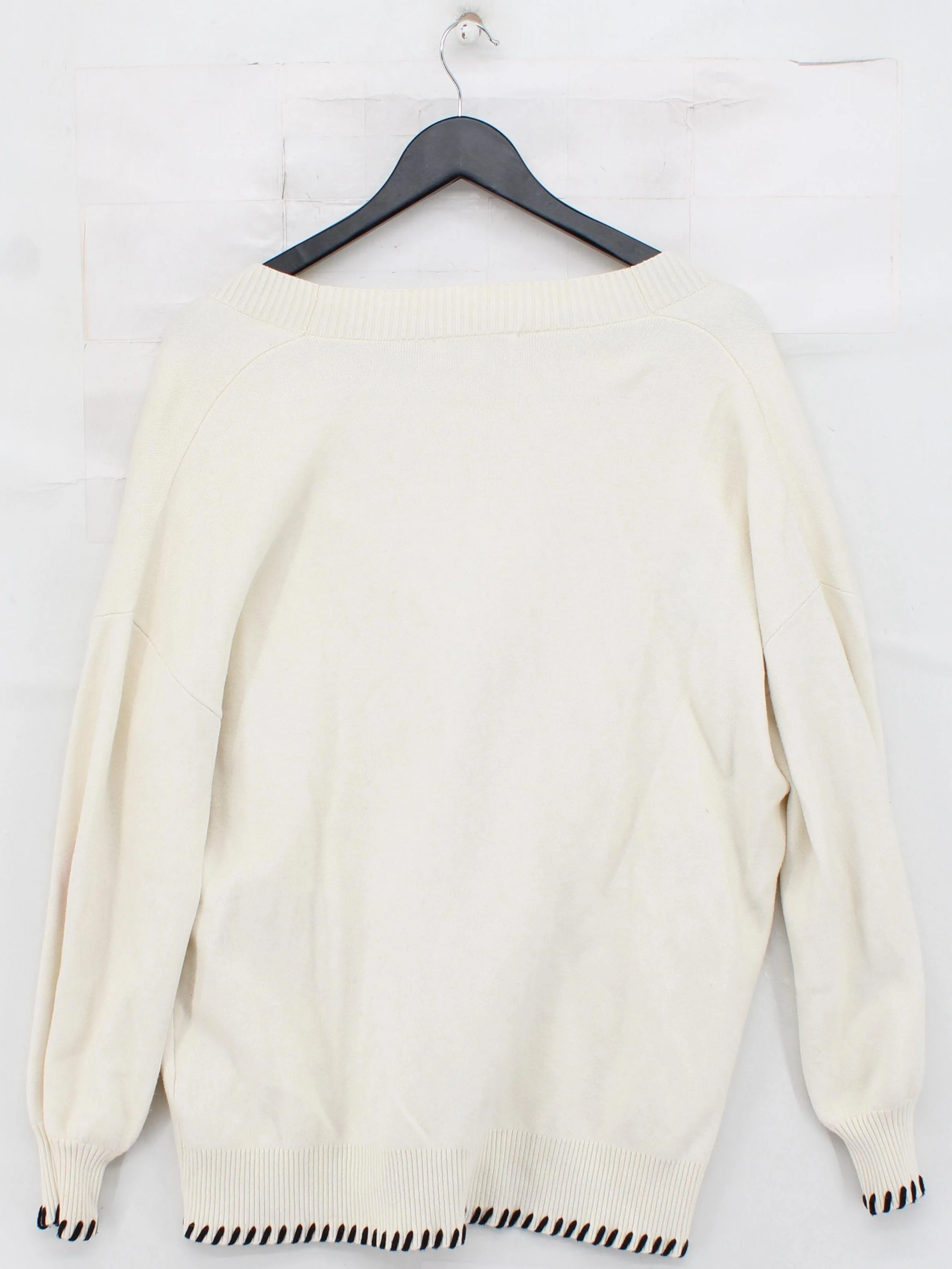 Never Fully Dressed Women's Cardigan L Cream Viscose - Image 2