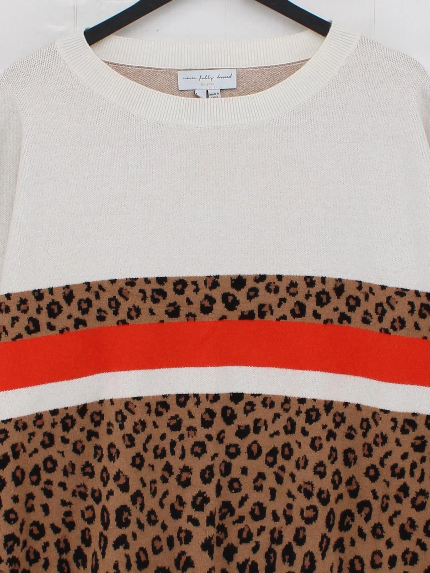 Never Fully Dressed Women's Jumper L Cream Viscose - Image 3