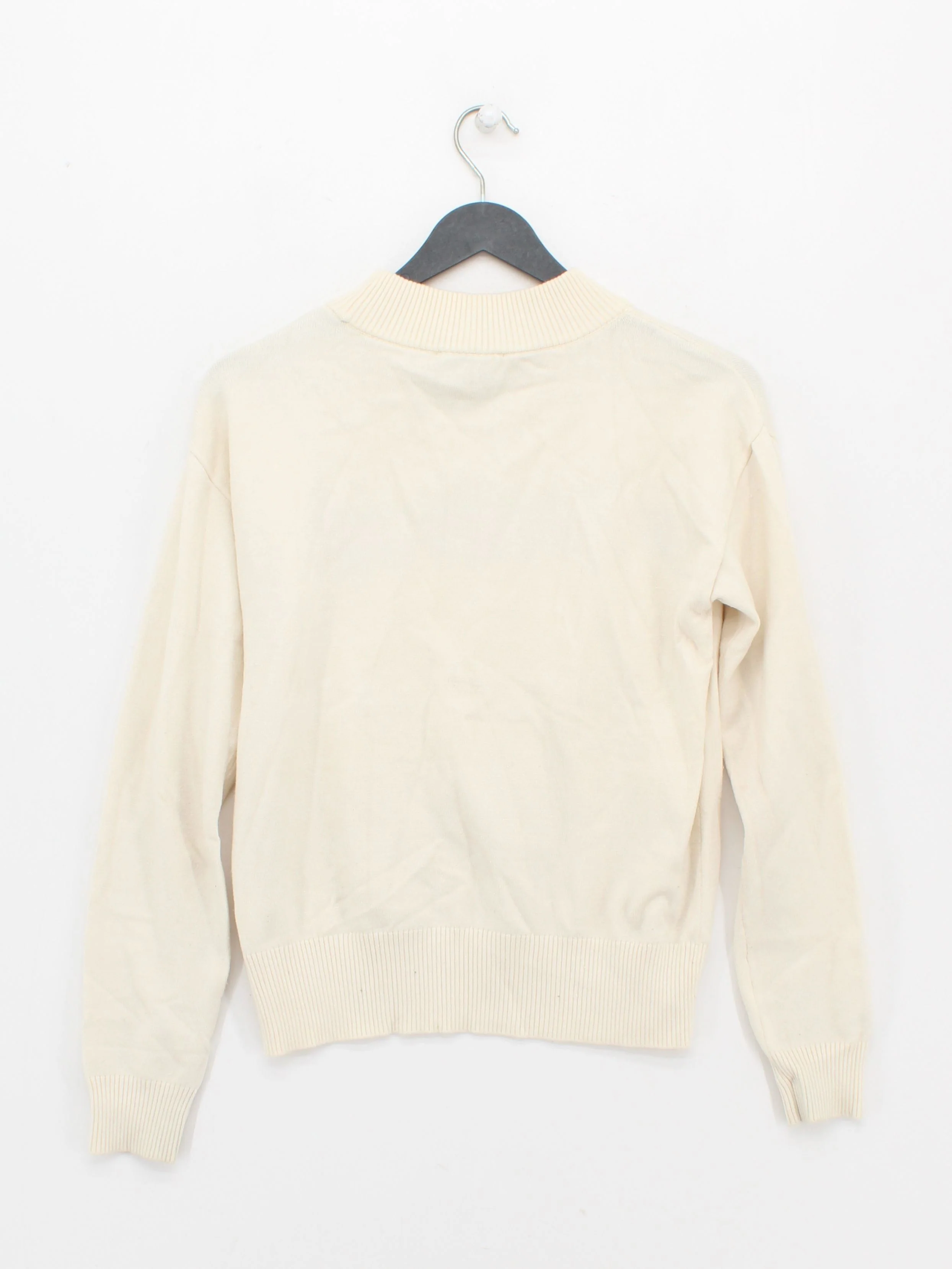 Never Fully Dressed Women's Jumper UK 8 Cream Viscose - Image 2