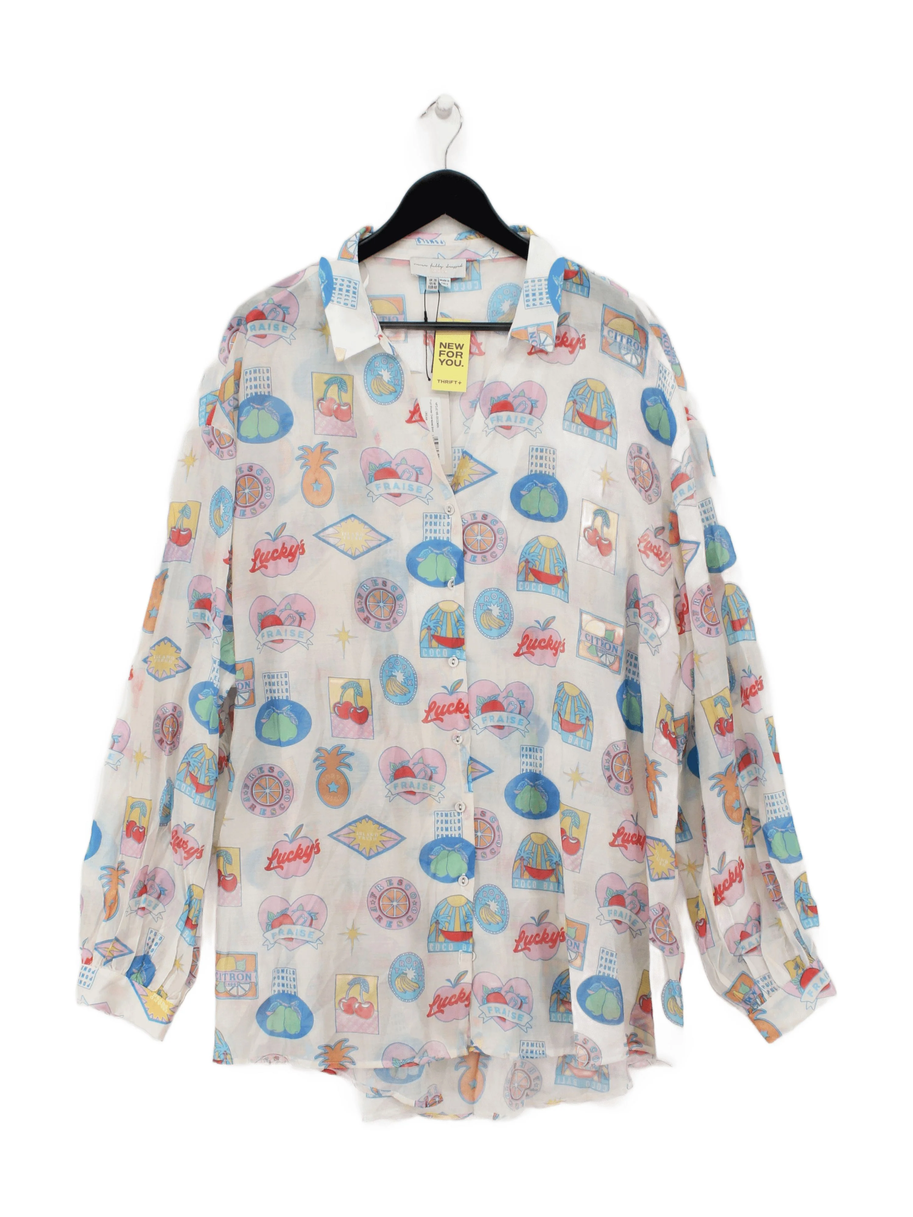 Never Fully Dressed Women's Shirt UK 20 Multi Lyocell Modal with Nylon Basic