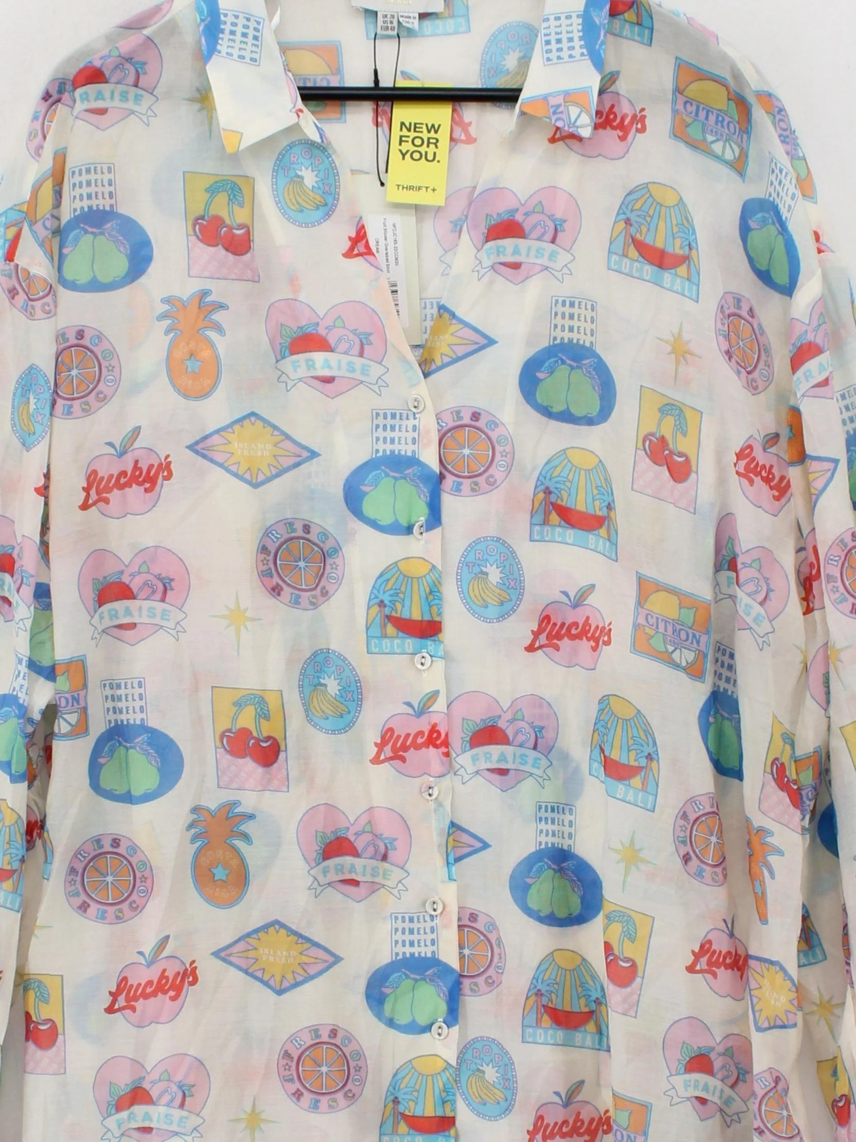 Never Fully Dressed Women's Shirt UK 20 Multi Lyocell Modal with Nylon Basic - Image 3