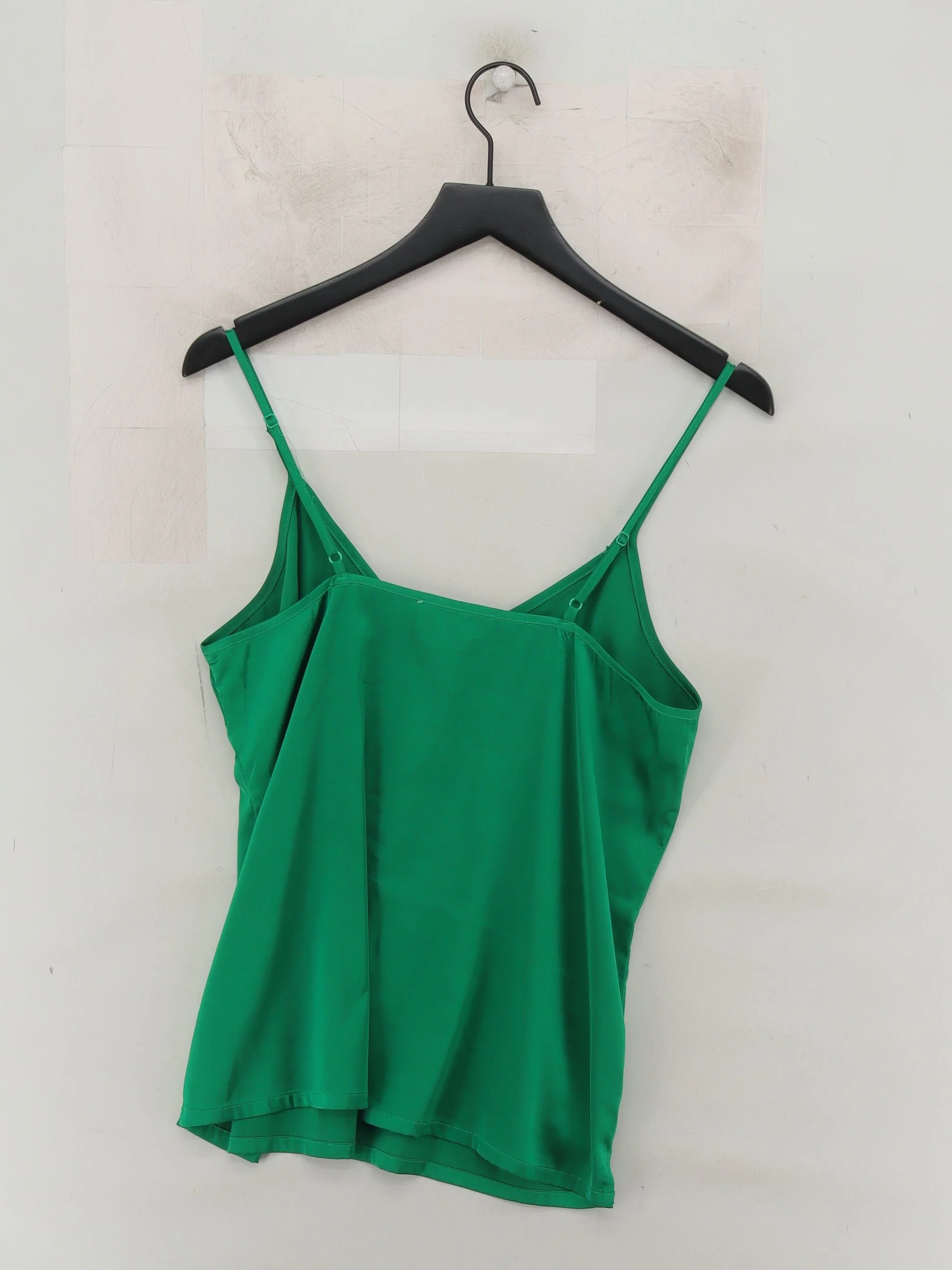 Never Fully Dressed Women's T-Shirt M Green Polyester with Elastane Camisole - Image 2
