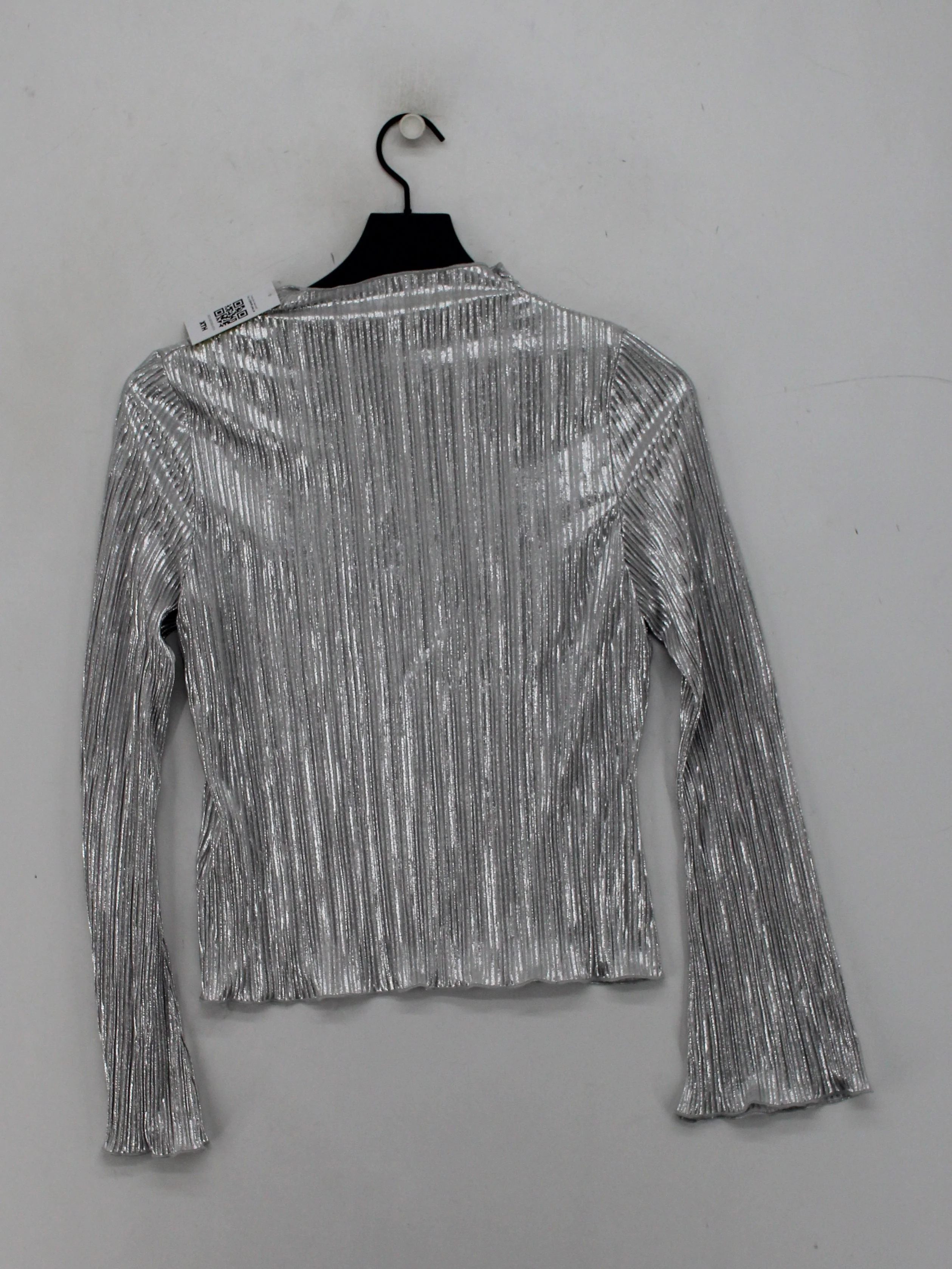 Never Fully Dressed Women's Top S Silver 100% Polyester Basic - Image 2