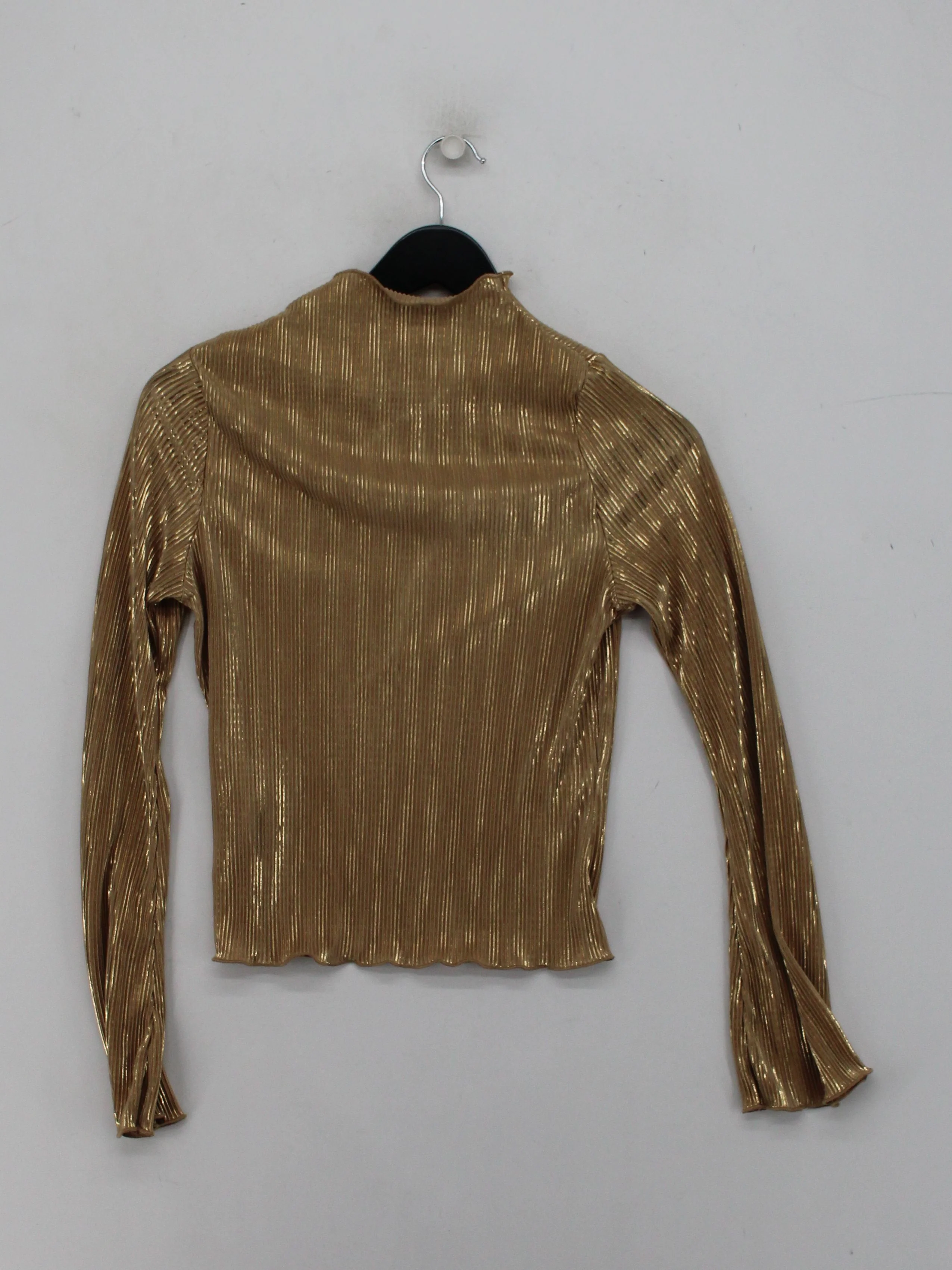 Never Fully Dressed Women's Top UK 8 Gold 100% Polyester Basic - Image 2