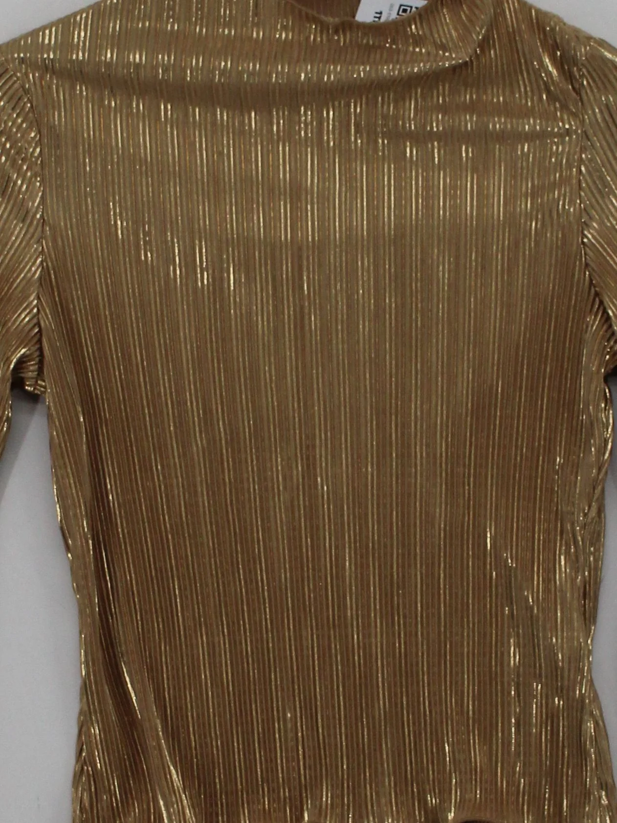 Never Fully Dressed Women's Top UK 8 Gold 100% Polyester Basic - Image 3