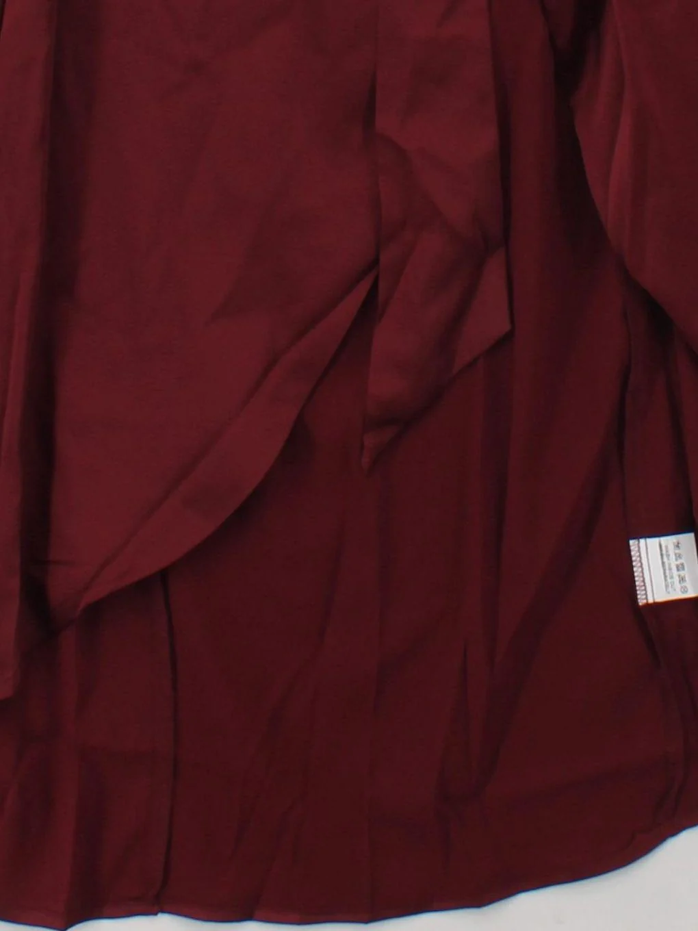 Never Fully Dressed Wrap Midi Dress S in Red - Image 4