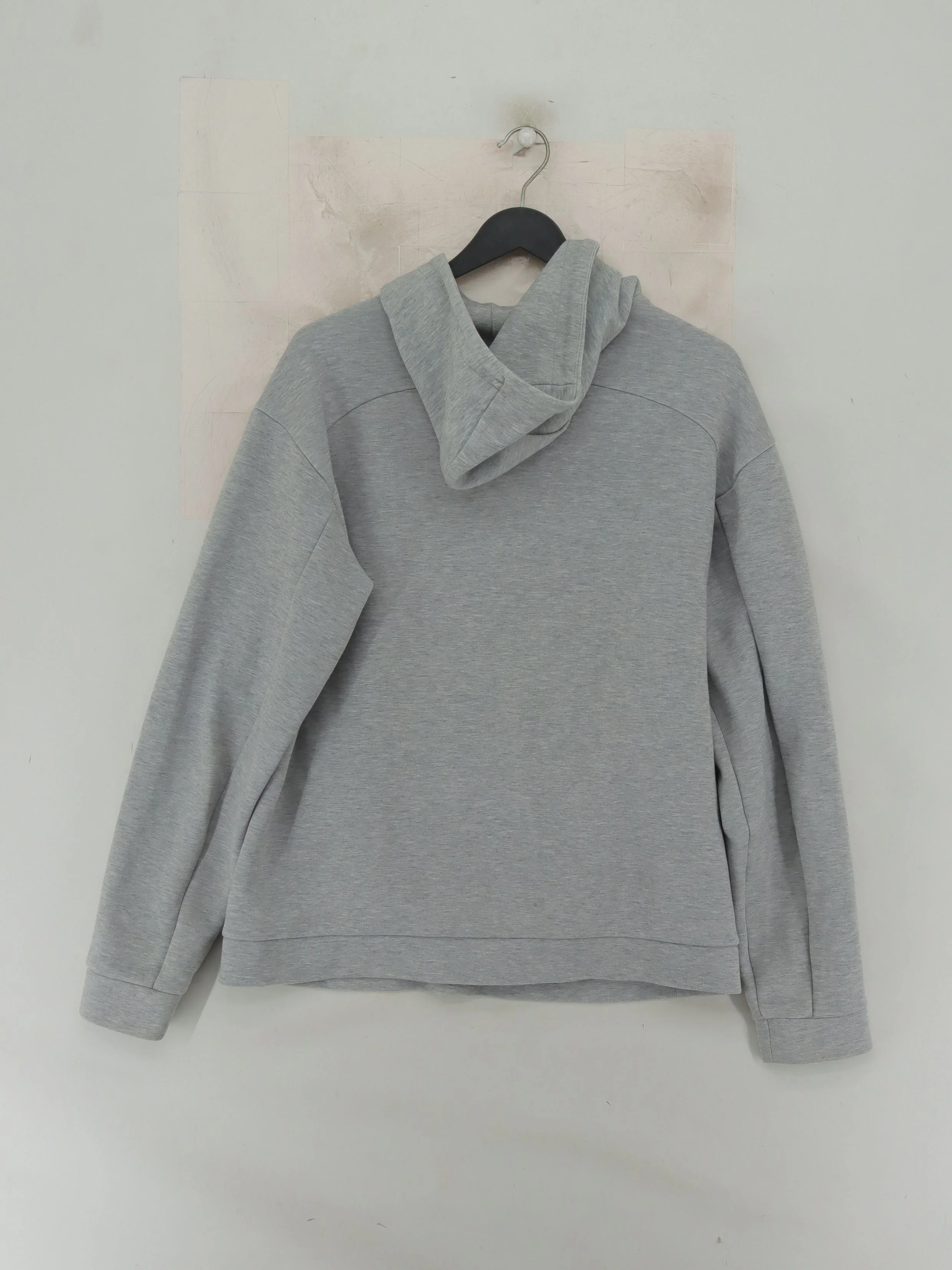 New Balance Men's Hoodie S Grey Cotton with Polyester Pullover - Image 2