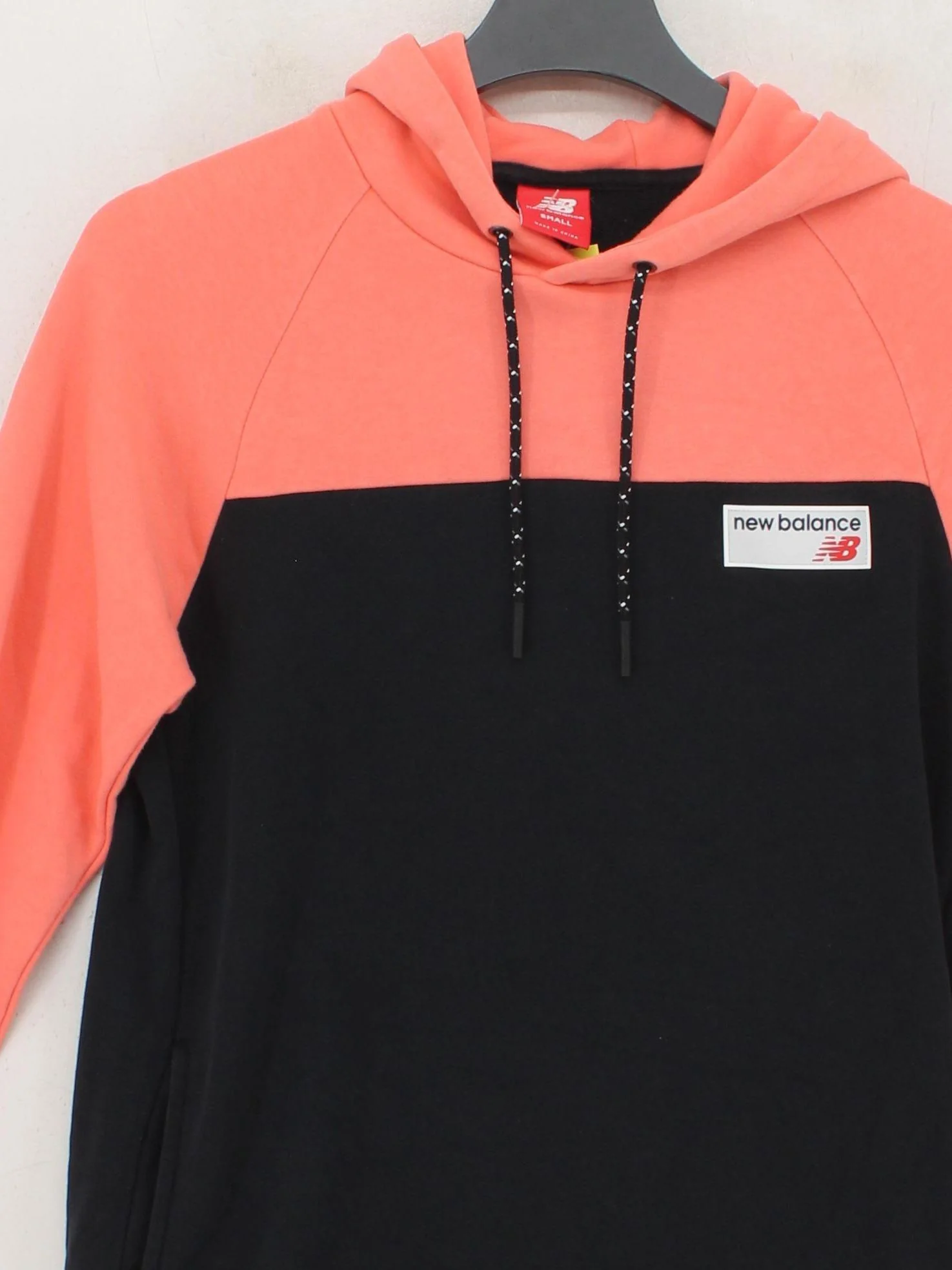 New Balance Men's Hoodie S Multi Cotton with Polyester Pullover - Image 3