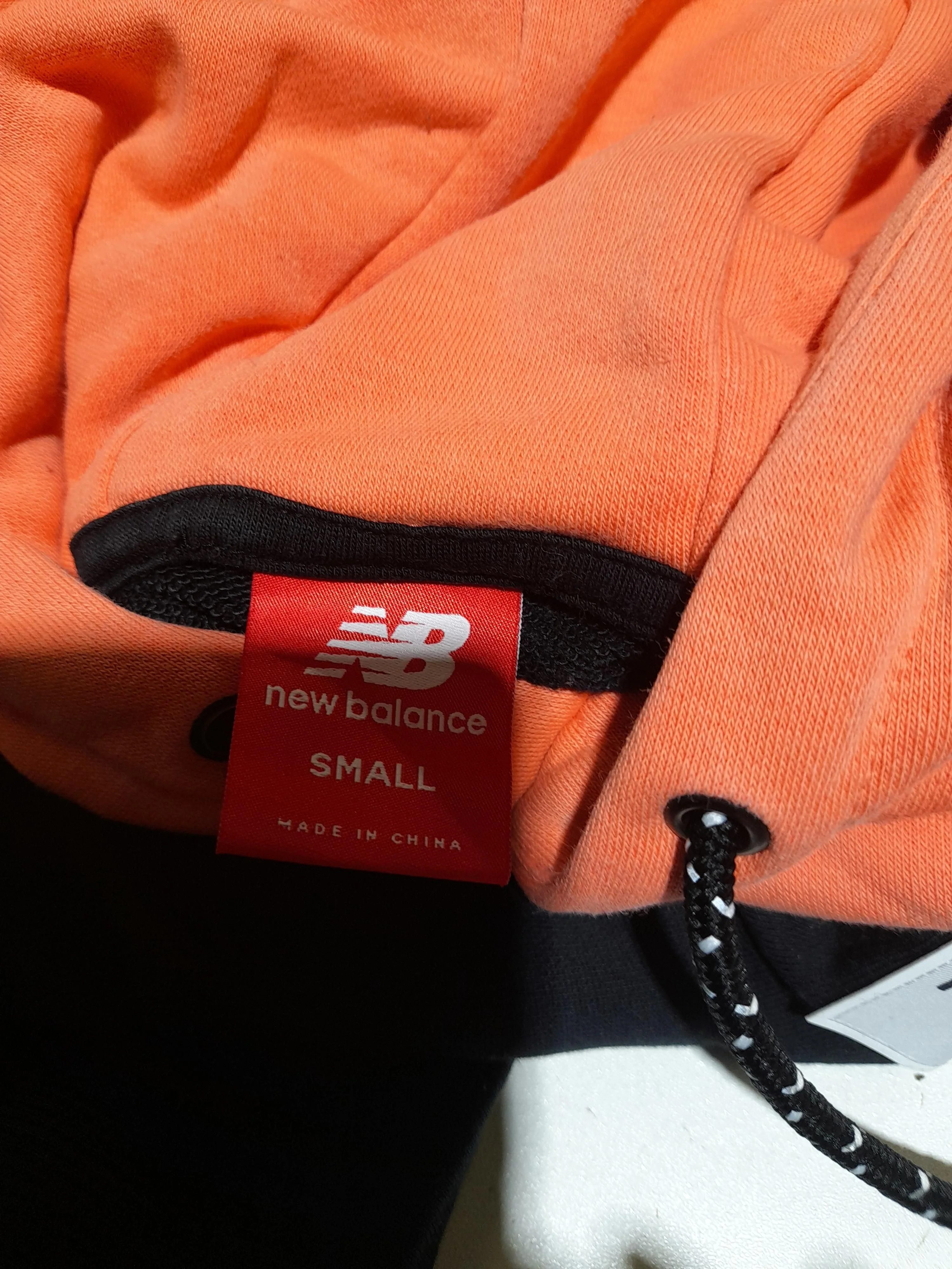 New Balance Men's Hoodie S Multi Cotton with Polyester Pullover - Image 6