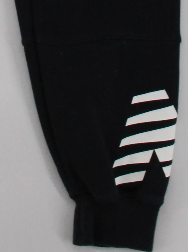 New Balance Men's Sports Bottoms M Black Graphic 100% Cotton Sweatpants - Image 4