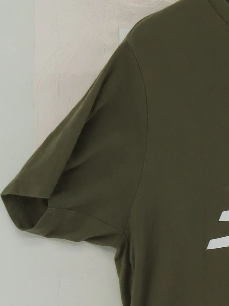 New Balance Men's T-Shirt L Green Graphic Cotton with Polyester Basic - Image 4