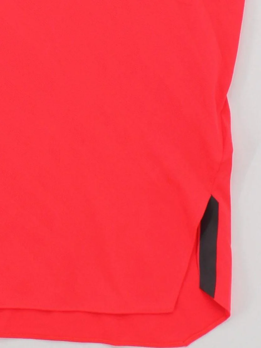 New Balance Men's T-Shirt L Red 100% Polyester Sleeveless Round Neck Basic - Image 4