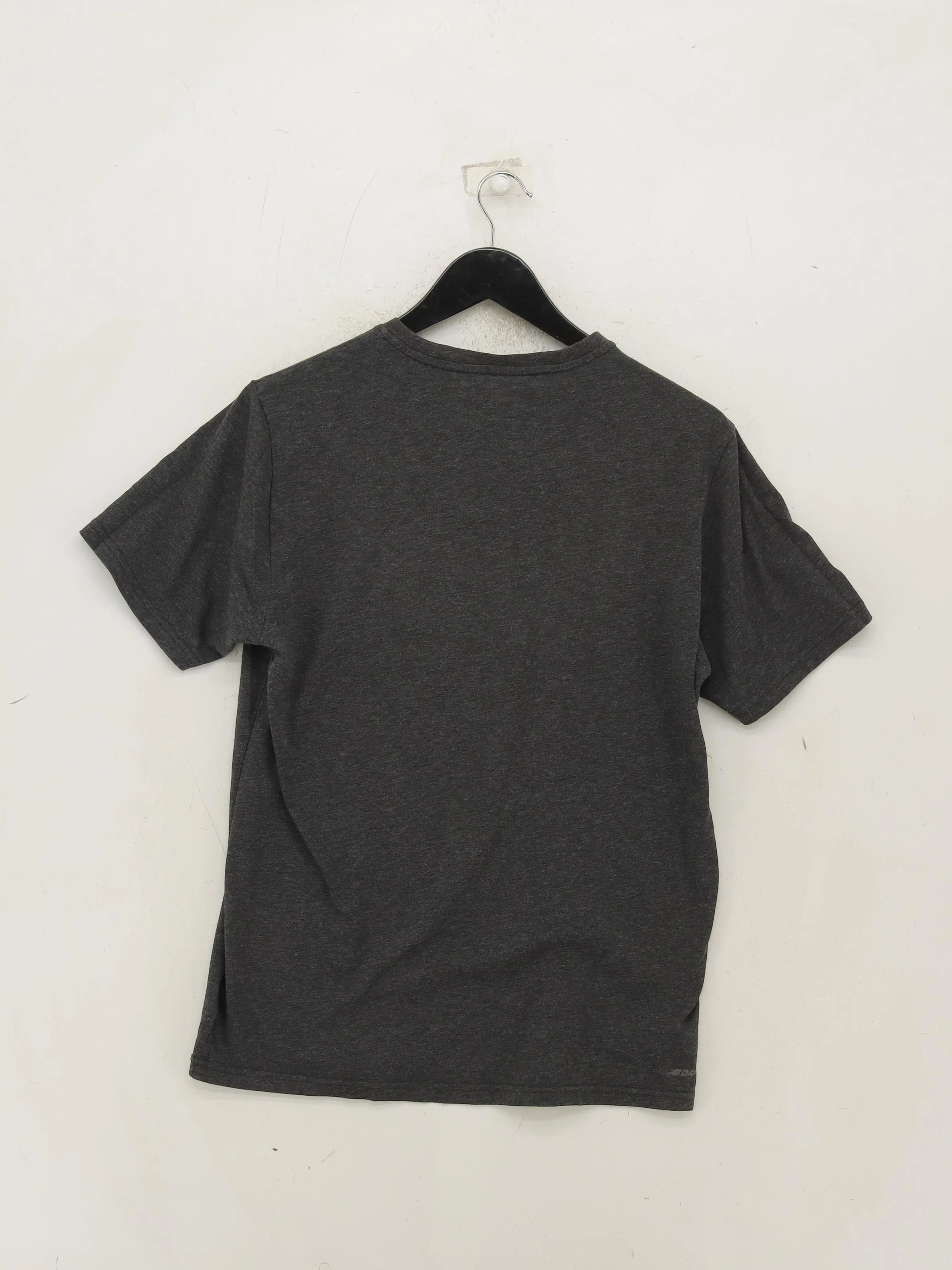 New Balance Men's T-Shirt M Grey Cotton with Polyester Crew Neck Basic - Image 2