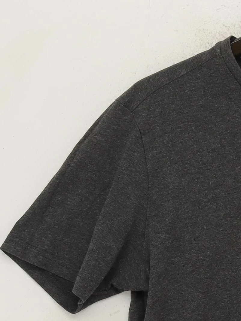 New Balance Men's T-Shirt M Grey Cotton with Polyester Crew Neck Basic - Image 4