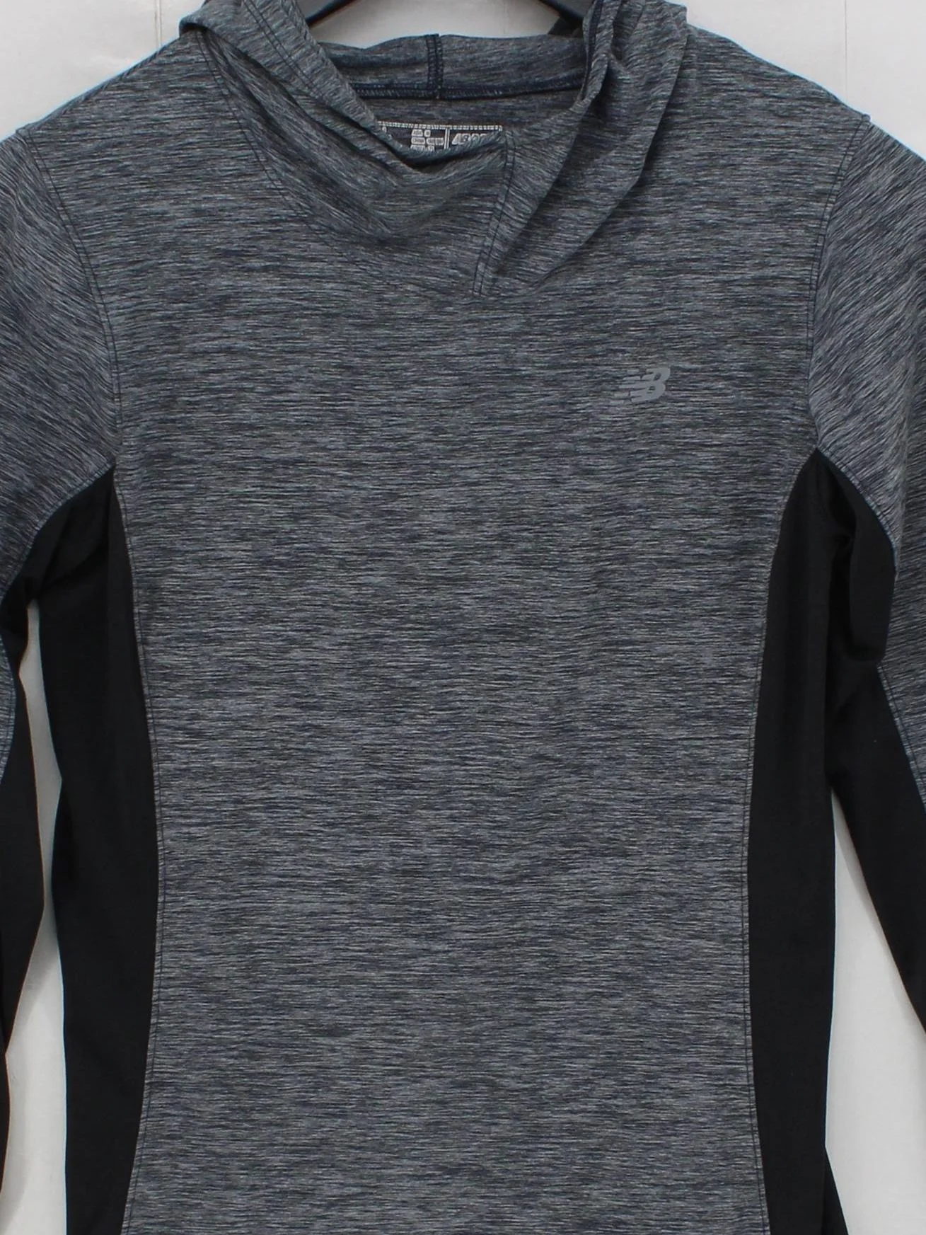 New Balance Women's Hoodie S Grey Polyester with Spandex Pullover - Image 3