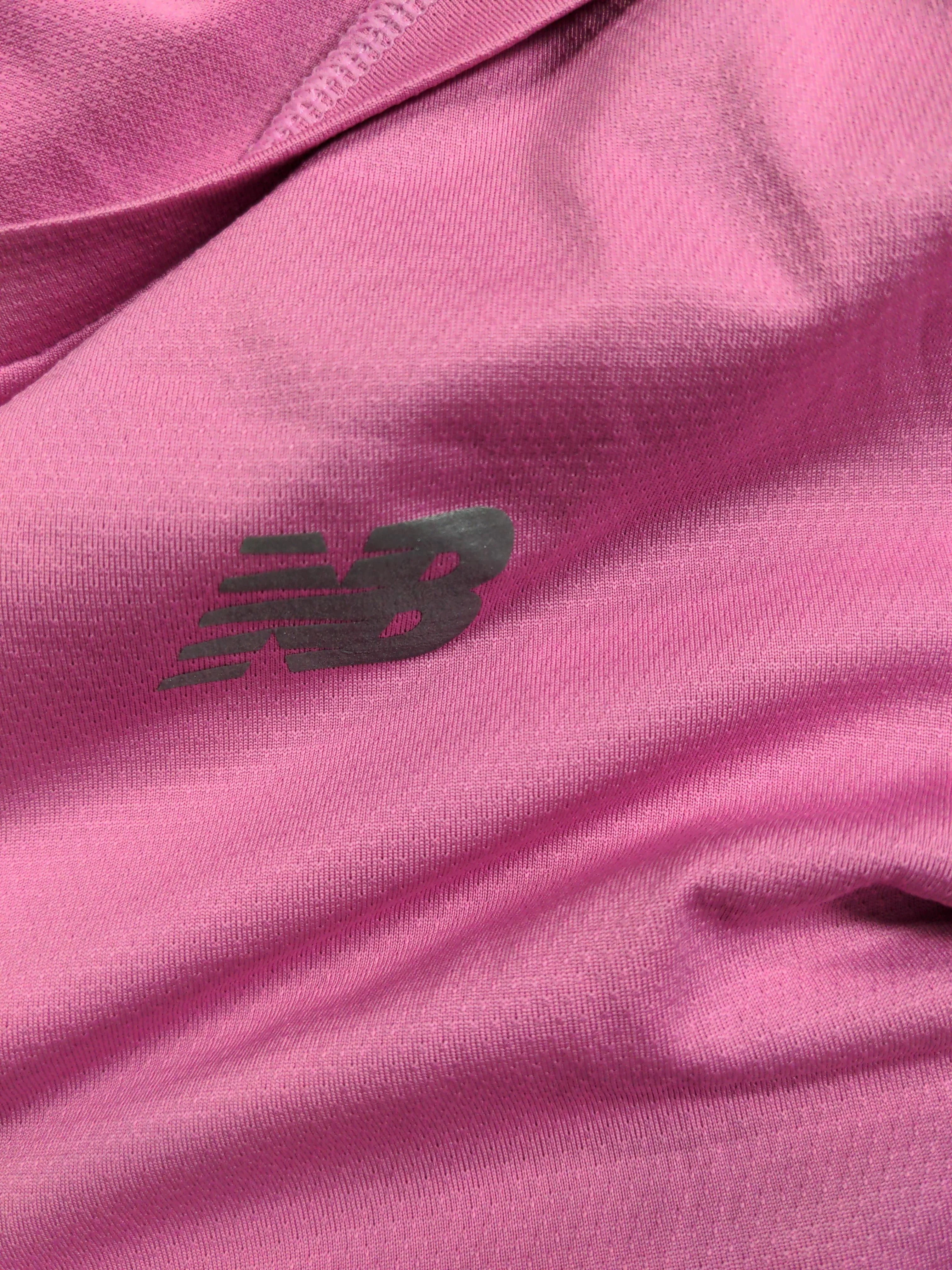 New Balance Women's T-Shirt M Pink 100% Polyester Basic - Image 5