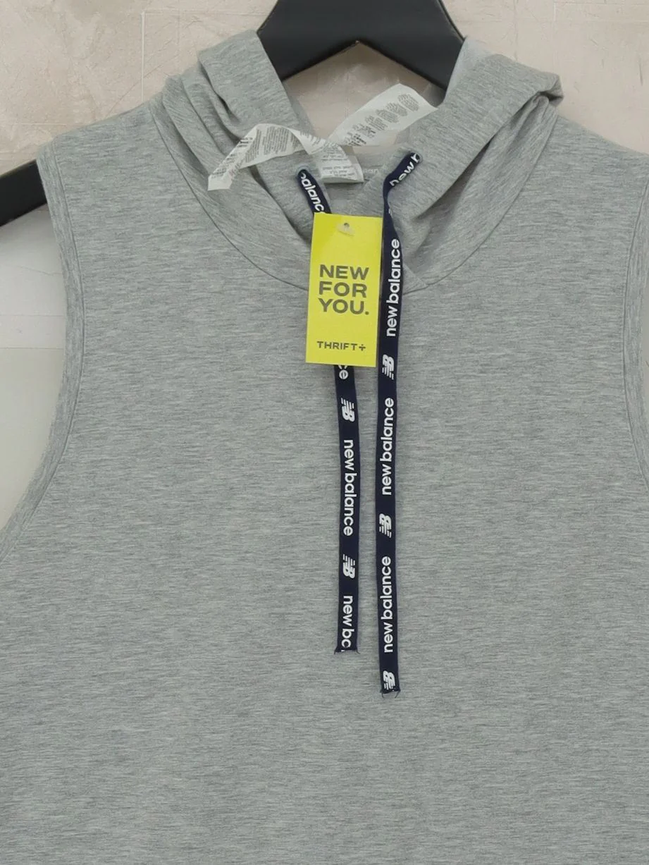 New Balance Women's T-Shirt S Grey Lyocell Modal - Image 3