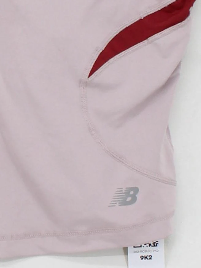 New Balance Women's T-Shirt S Purple Polyester with Elastane Sleeveless Basic - Image 4