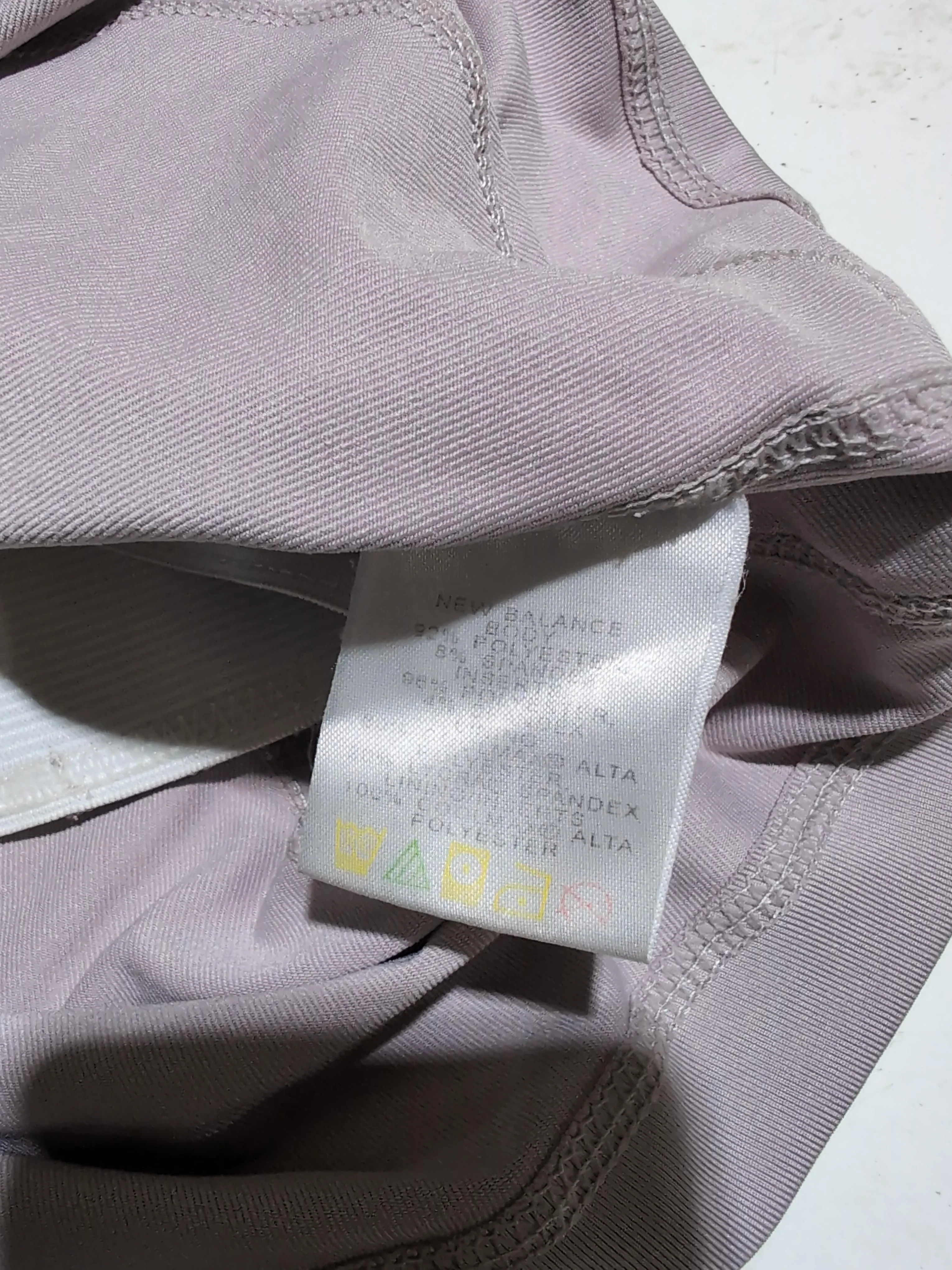 New Balance Women's T-Shirt S Purple Polyester with Elastane Sleeveless Basic - Image 7