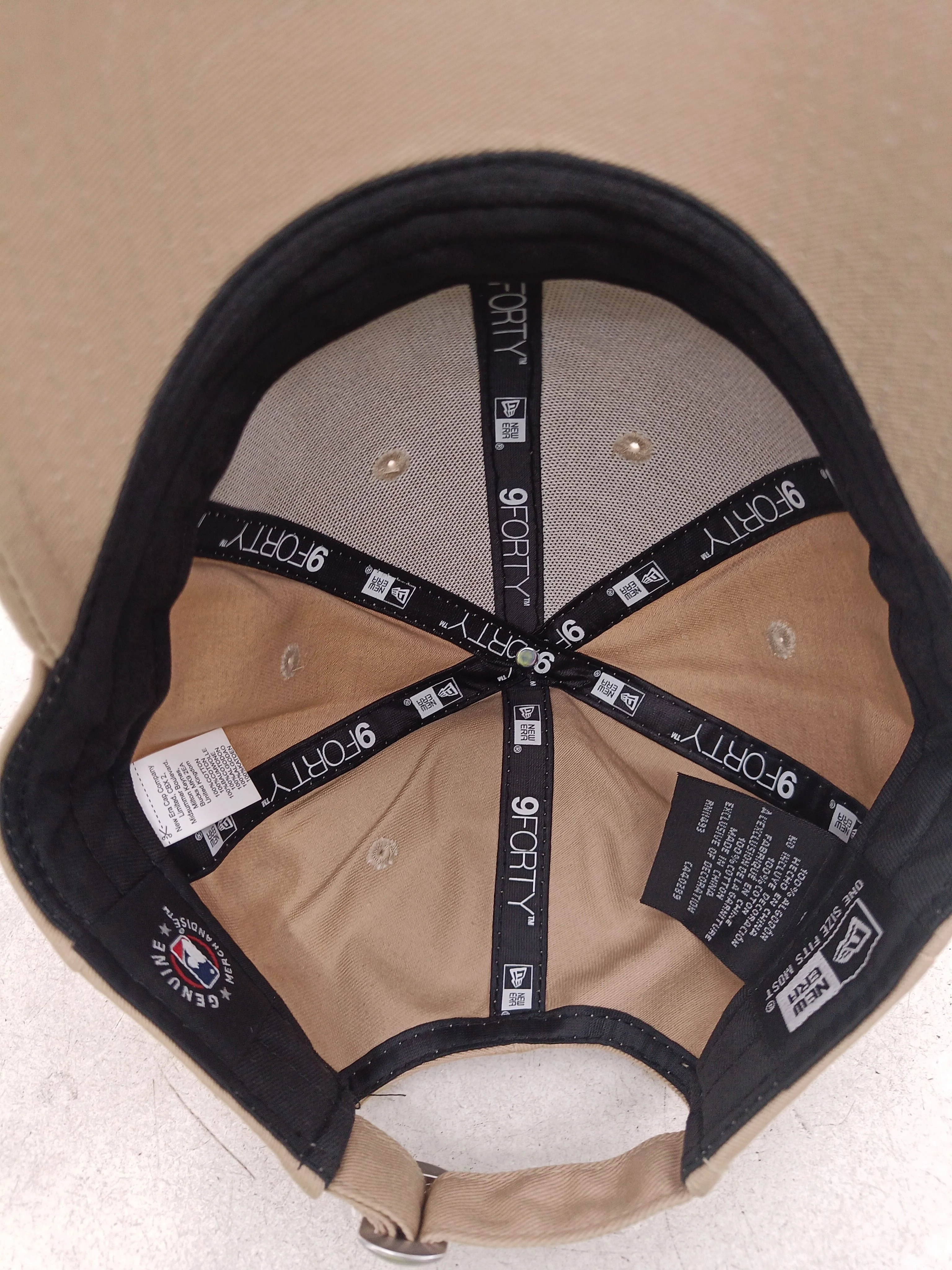 New Era Women's Hat Tan 100% Cotton Baseball Cap New with tags - Image 4