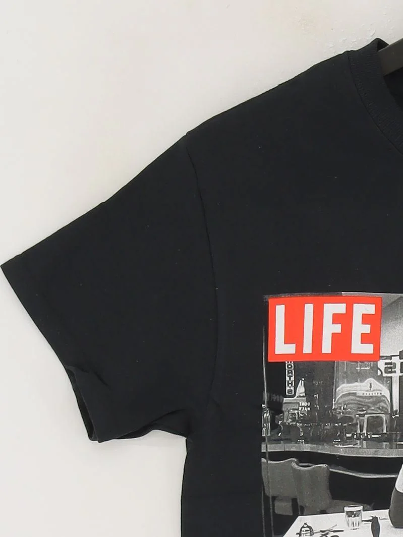 New Look Men's T-Shirt XS Black Graphic 100% Cotton Basic New with tags - Image 4