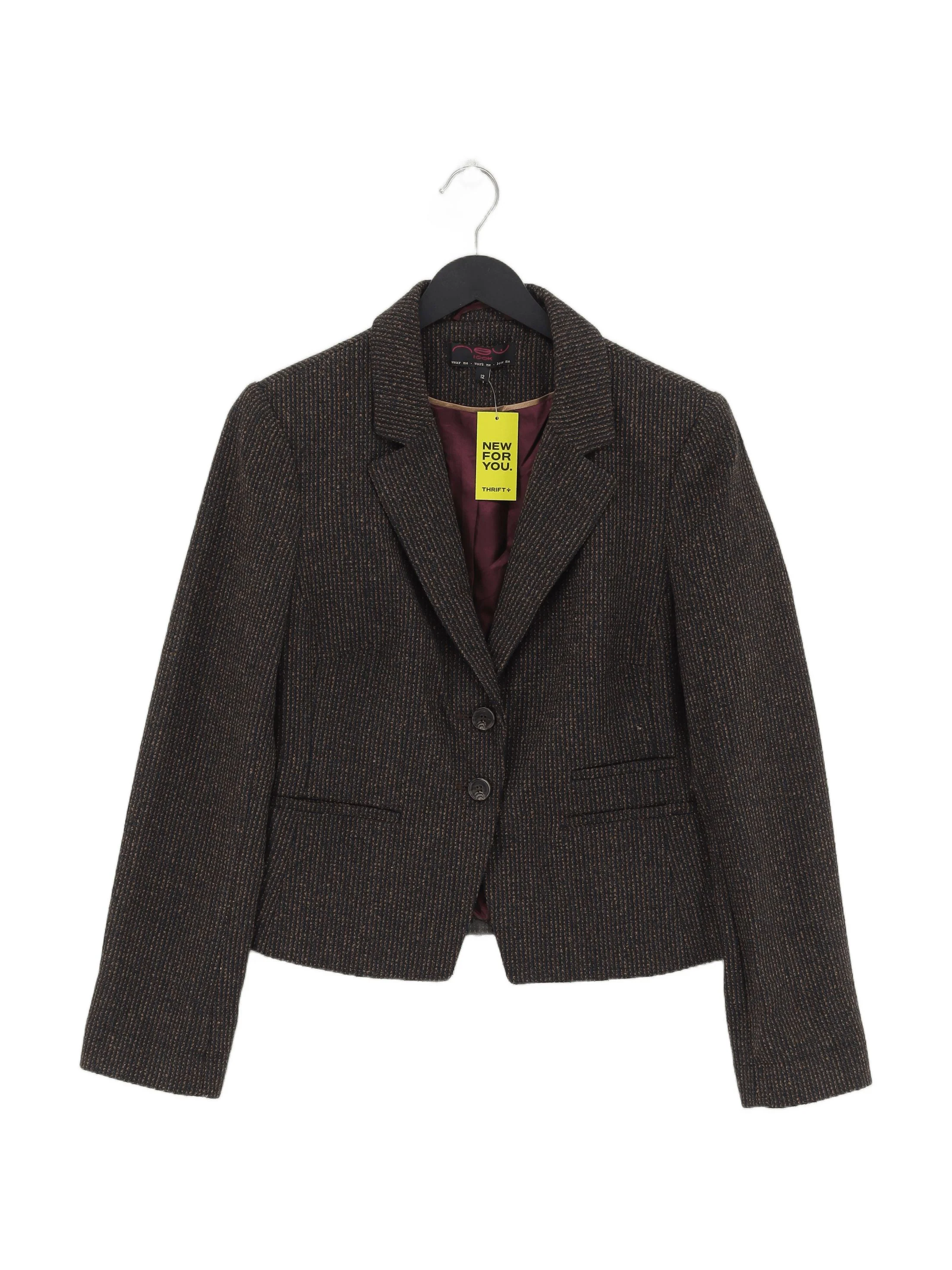 New Look Women's Blazer UK 12 Multi Polyester