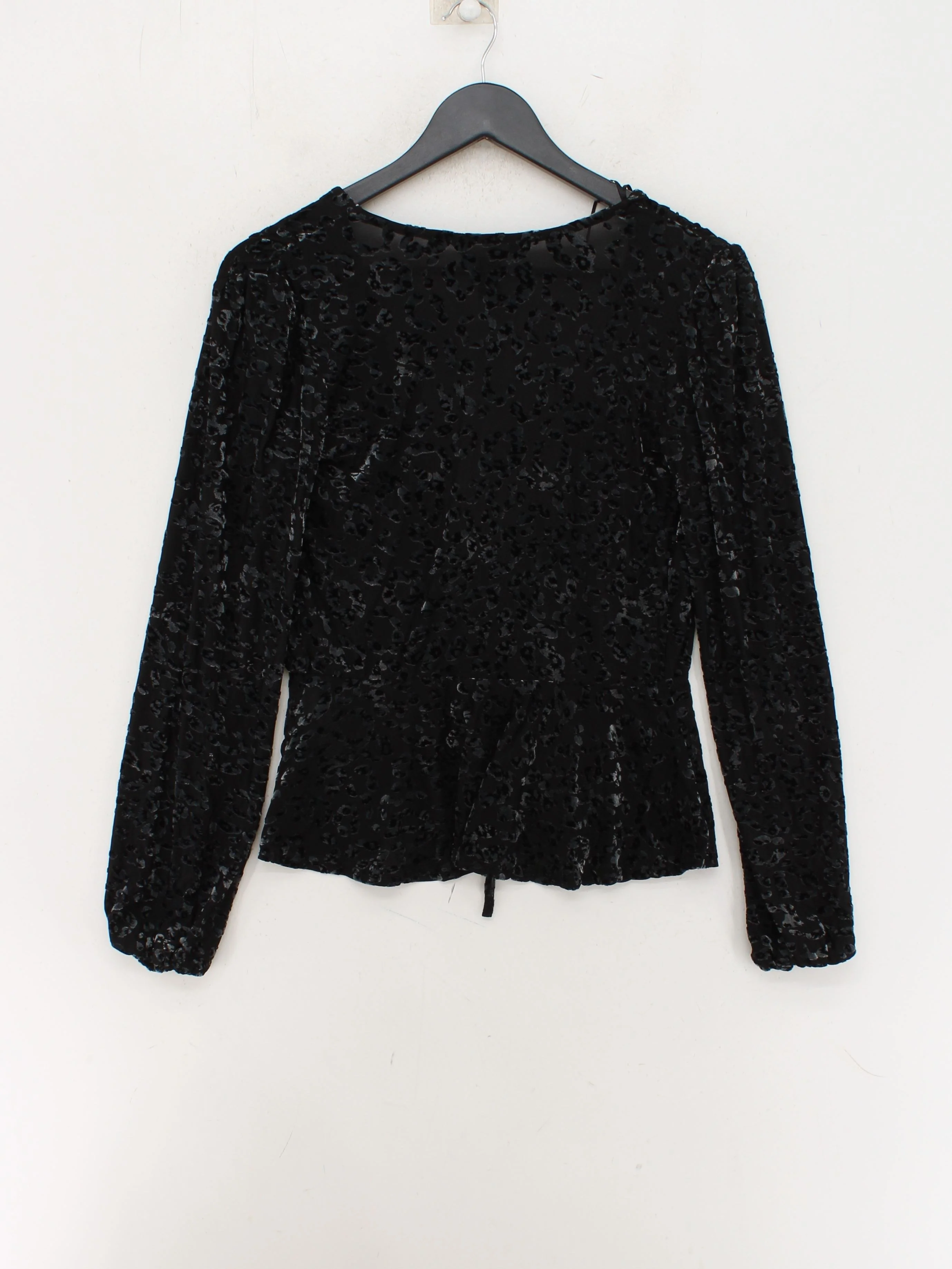 New Look Women's Cardigan UK 8 Black Polyester with Elastane, Nylon Cardigan - Image 2