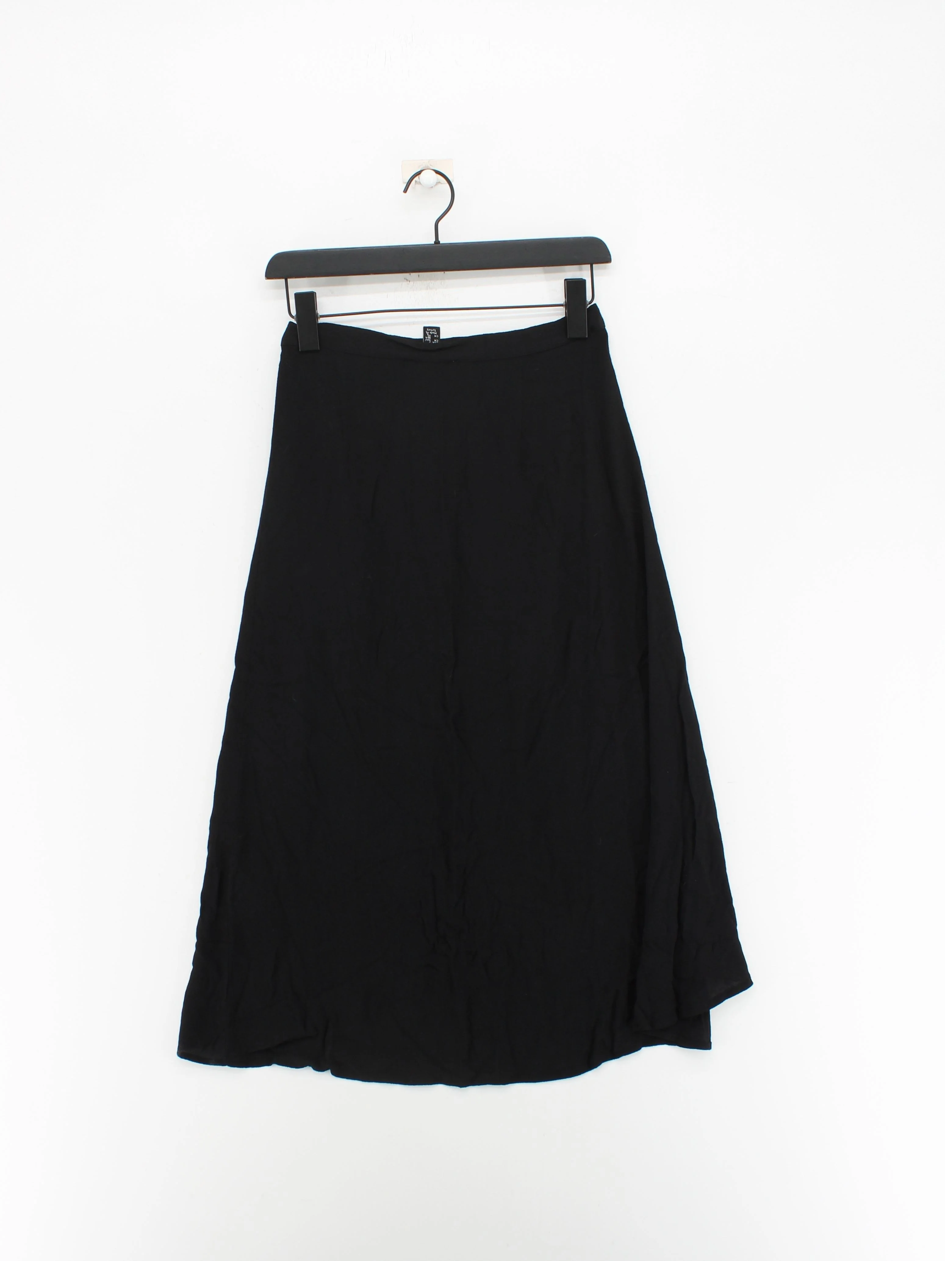 New Look Women's Midi Skirt UK 6 Black 100% Viscose Midi Wrap - Image 2