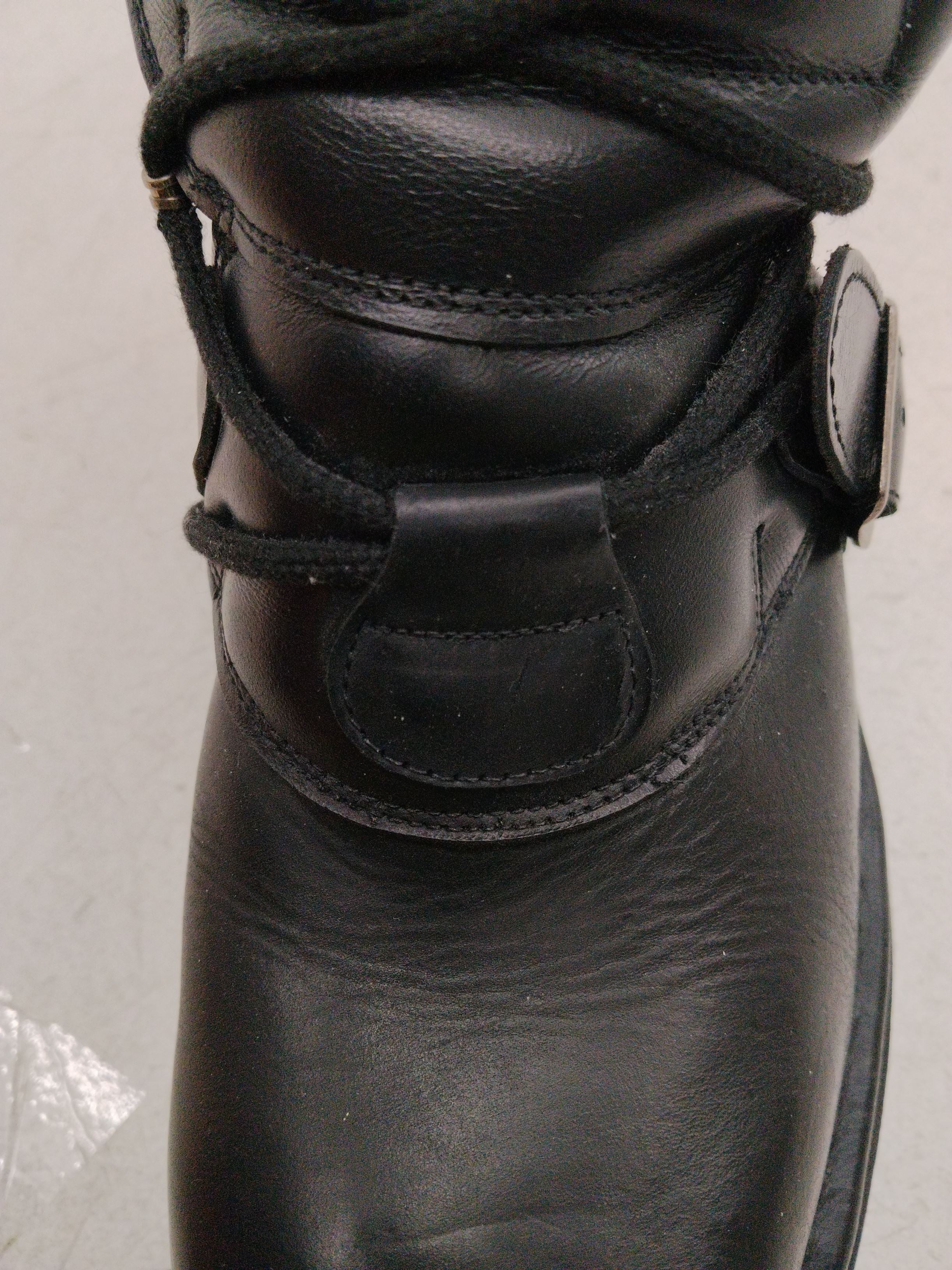 New Rock Men's Boots UK 8 Black 100% Leather Combat - Image 8