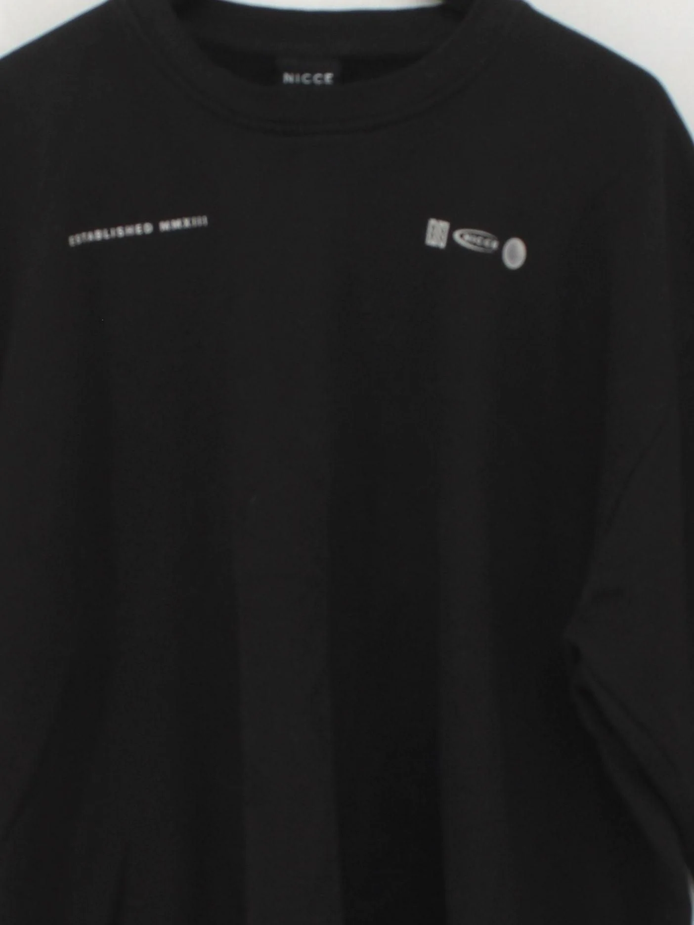 Nicce Men's Hoodie XXL Black Graphic Cotton with Polyester Pullover - Image 3