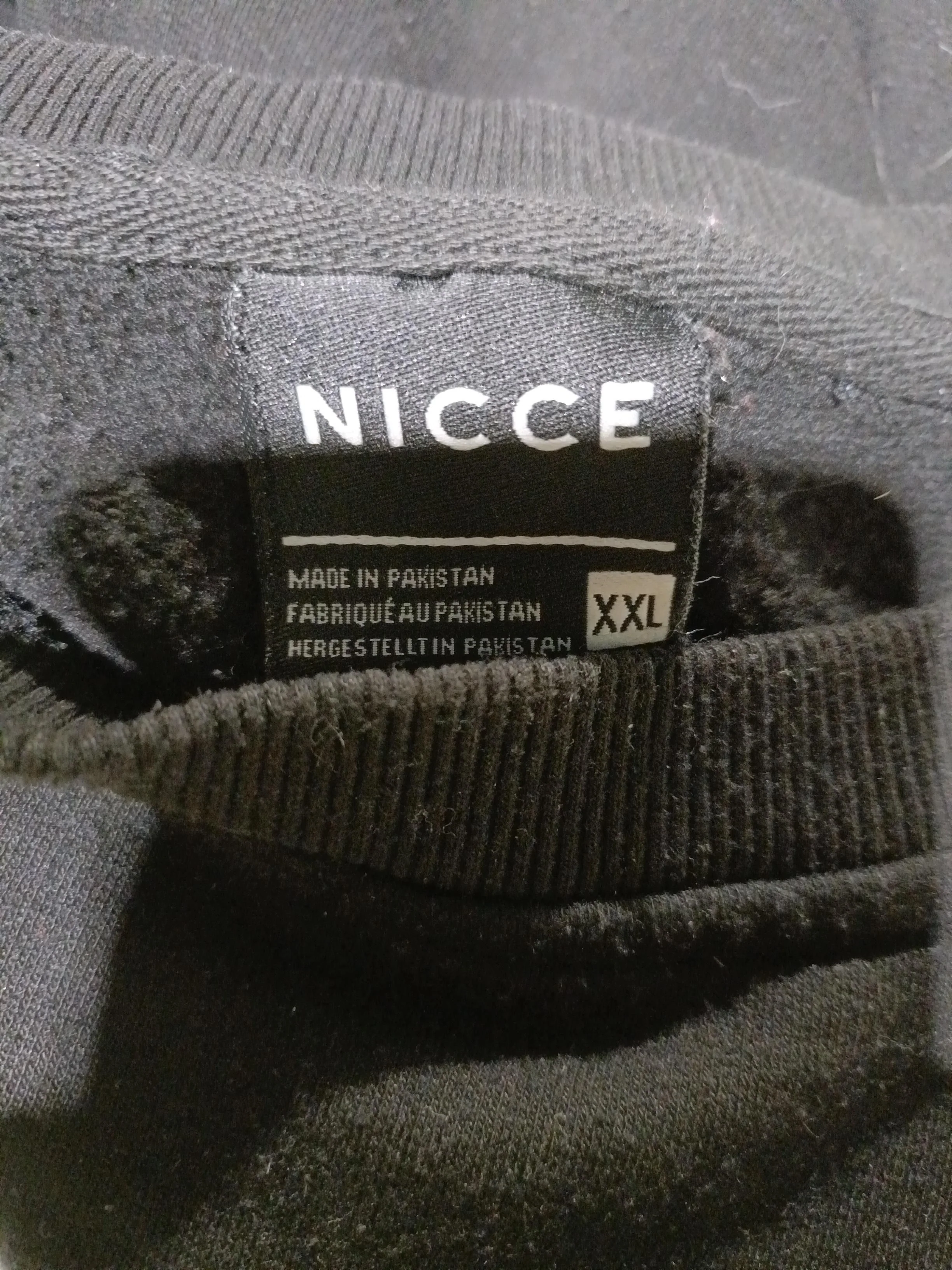 Nicce Men's Hoodie XXL Black Graphic Cotton with Polyester Pullover - Image 6