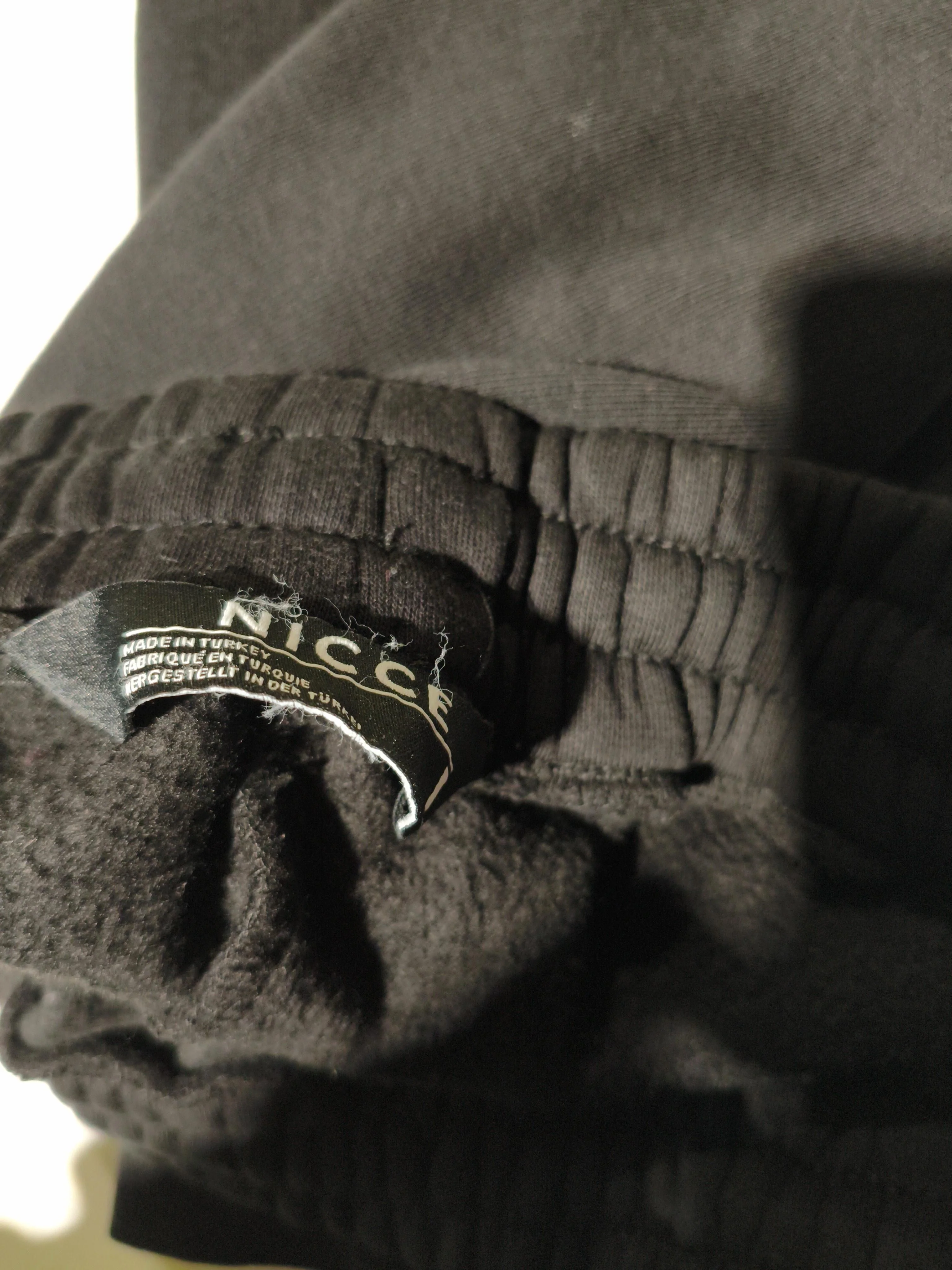 Nicce Men's Sports Bottoms S Black Cotton with Polyester Sweatpants - Image 6