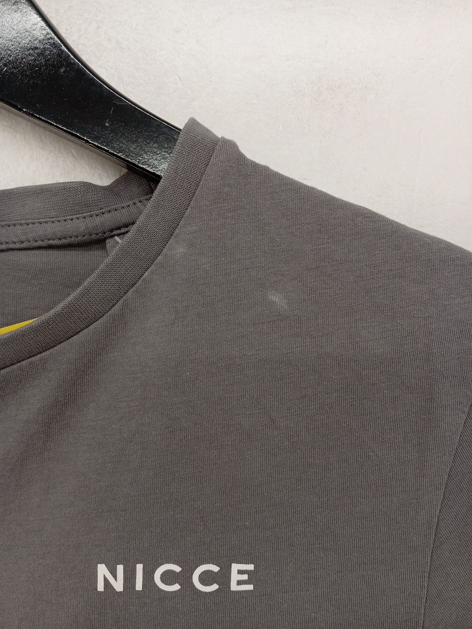 Nicce Men's T-Shirt S Grey 100% Cotton Basic - Image 5
